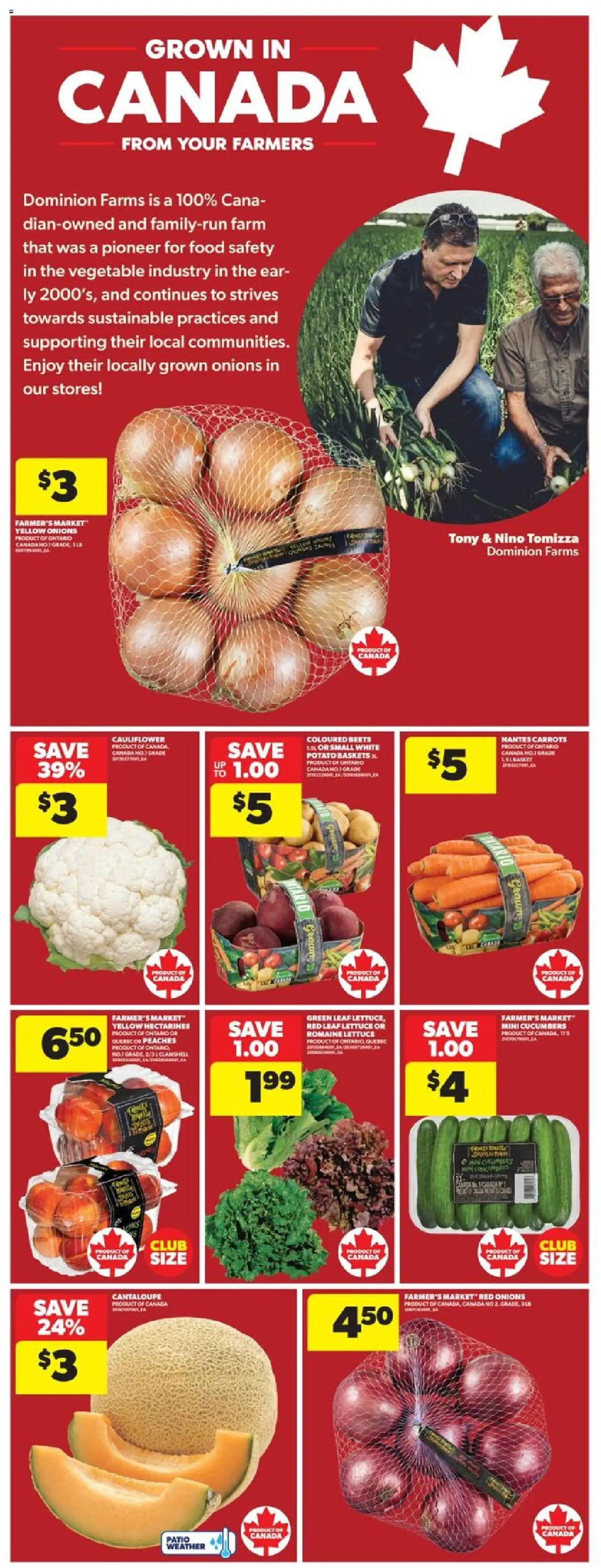 Real Canadian Superstore flyer valid from 14.08.2025 | Page: 12 | Products: Cucumbers, Basket