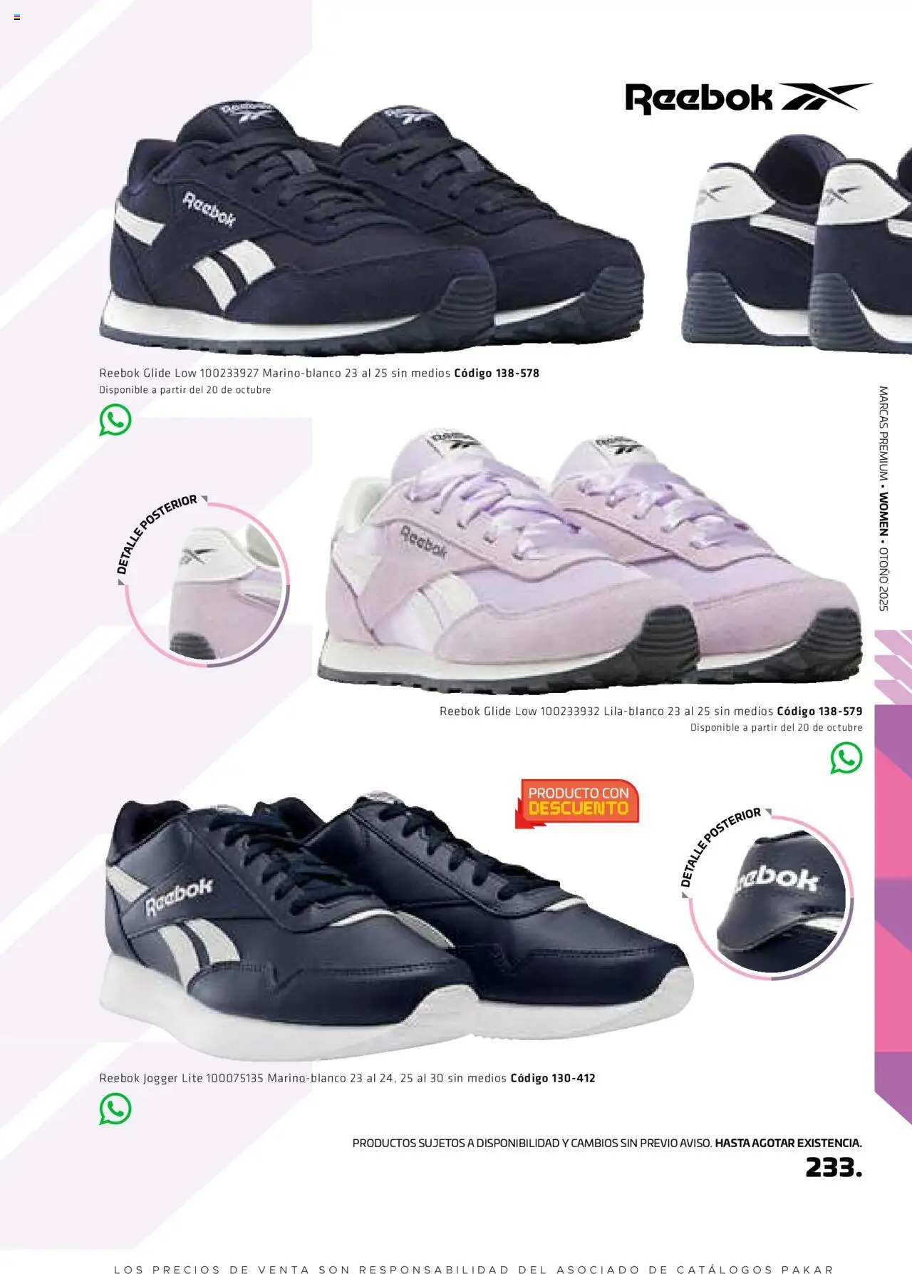 Nuevas ofertas de SC Pakar válidas en toda la República Mexicana desde el 29.08.2025. ¡Encuentra las mejores ofertas en SC Pakar - Catálogo Otoño Women! | Página: 233