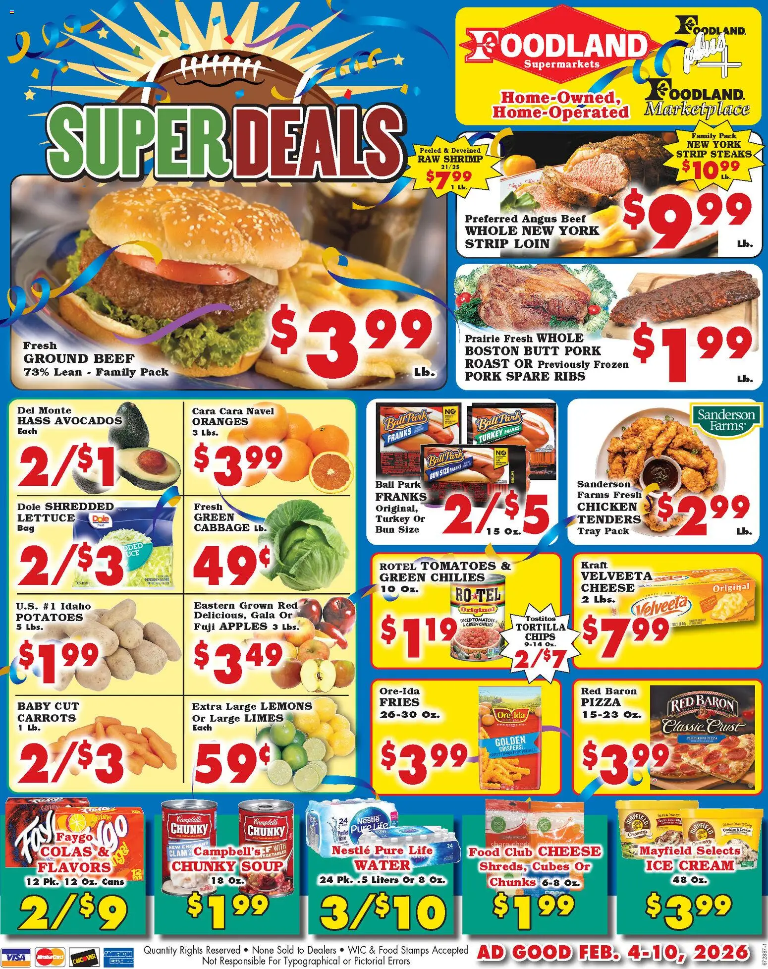 Foodland Weekly Ad - Supermarkets - valid from 04.02.2026 | Page: 1