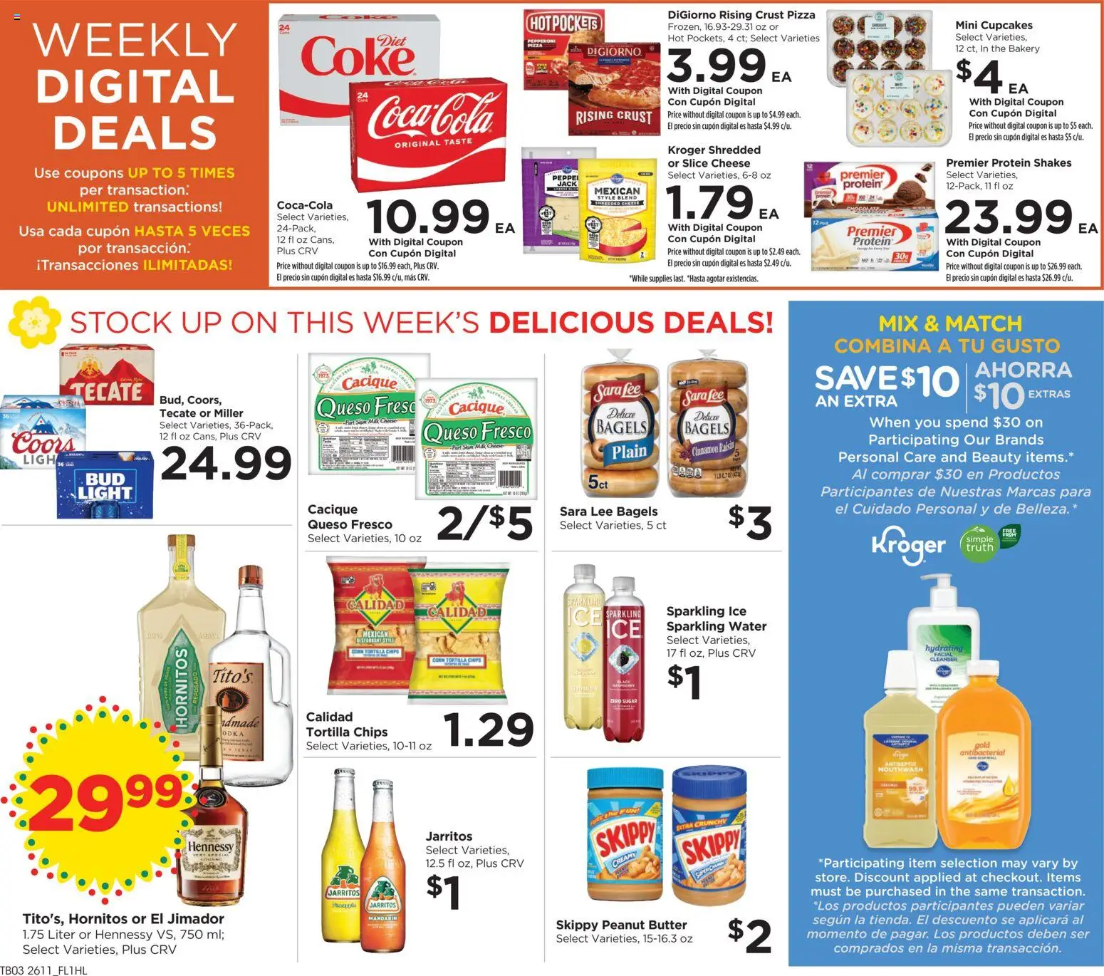 Food 4 Less Weekly Ad - valid from 15.04.2026 | Page: 4 | Products: Bakery, Corn, Butter, Sugar