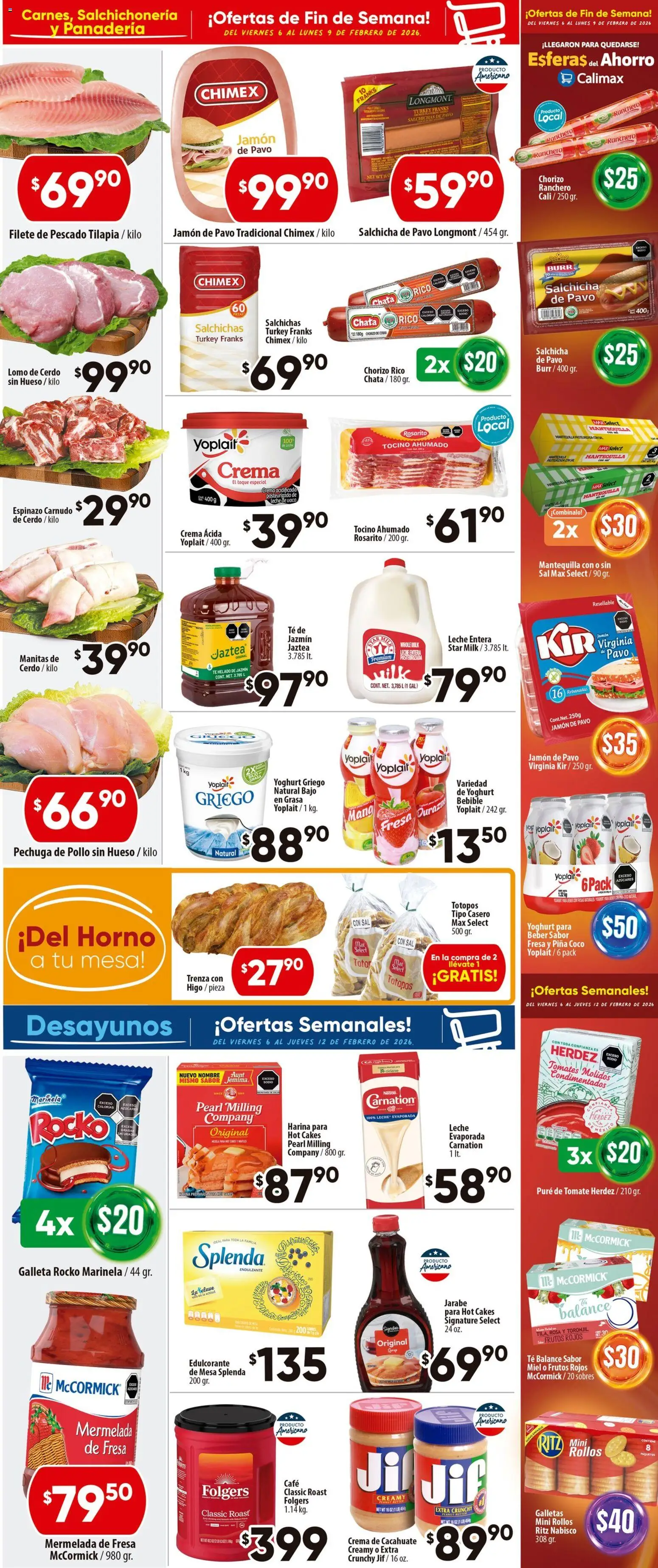 Nuevas ofertas de Calimax válidas en toda la República Mexicana desde el 06.02.2026. ¡Encuentra las mejores ofertas en Calimax folleto Mexicali y SLRC! | Página: 2