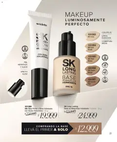 Violetta catálogo │ válido desde el 18.07.2025 | Página: 21 | Productos: Base de maquillaje, Maquillaje