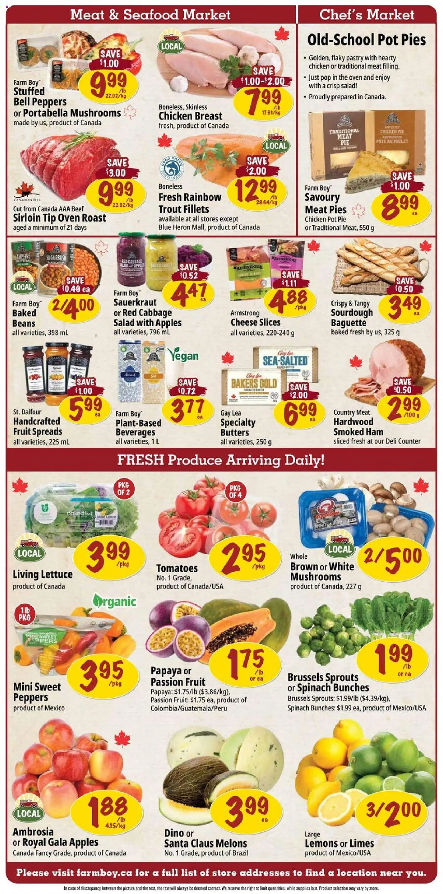 Farm Boy flyer valid from 05.03.2026 | Page: 2 | Products: Beef, Salad, Case, Cheese