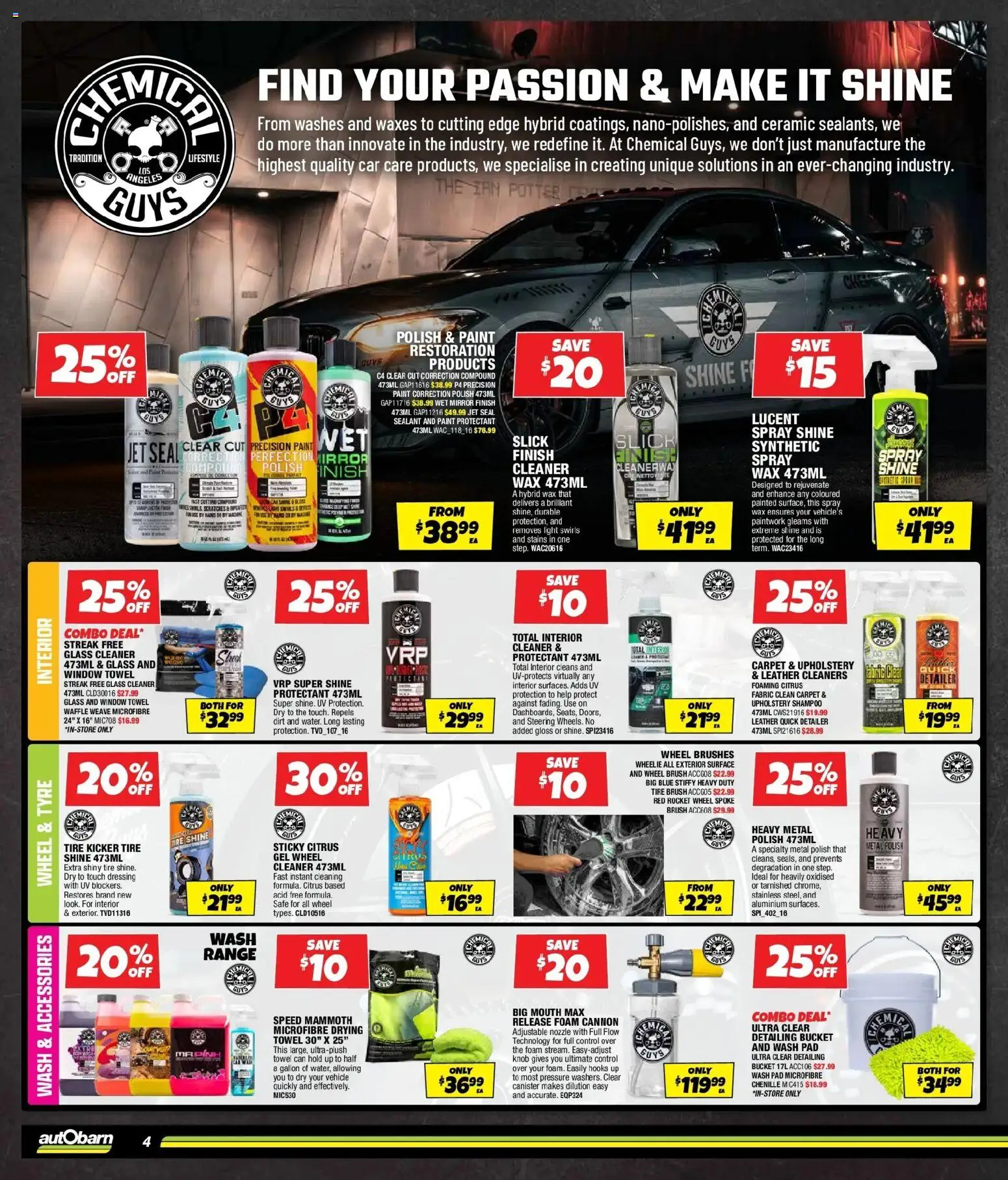Autobarn catalogue - valid from 22.10.2025 | Page: 4 | Products: Mirror, Shampoo, Polish, Safe