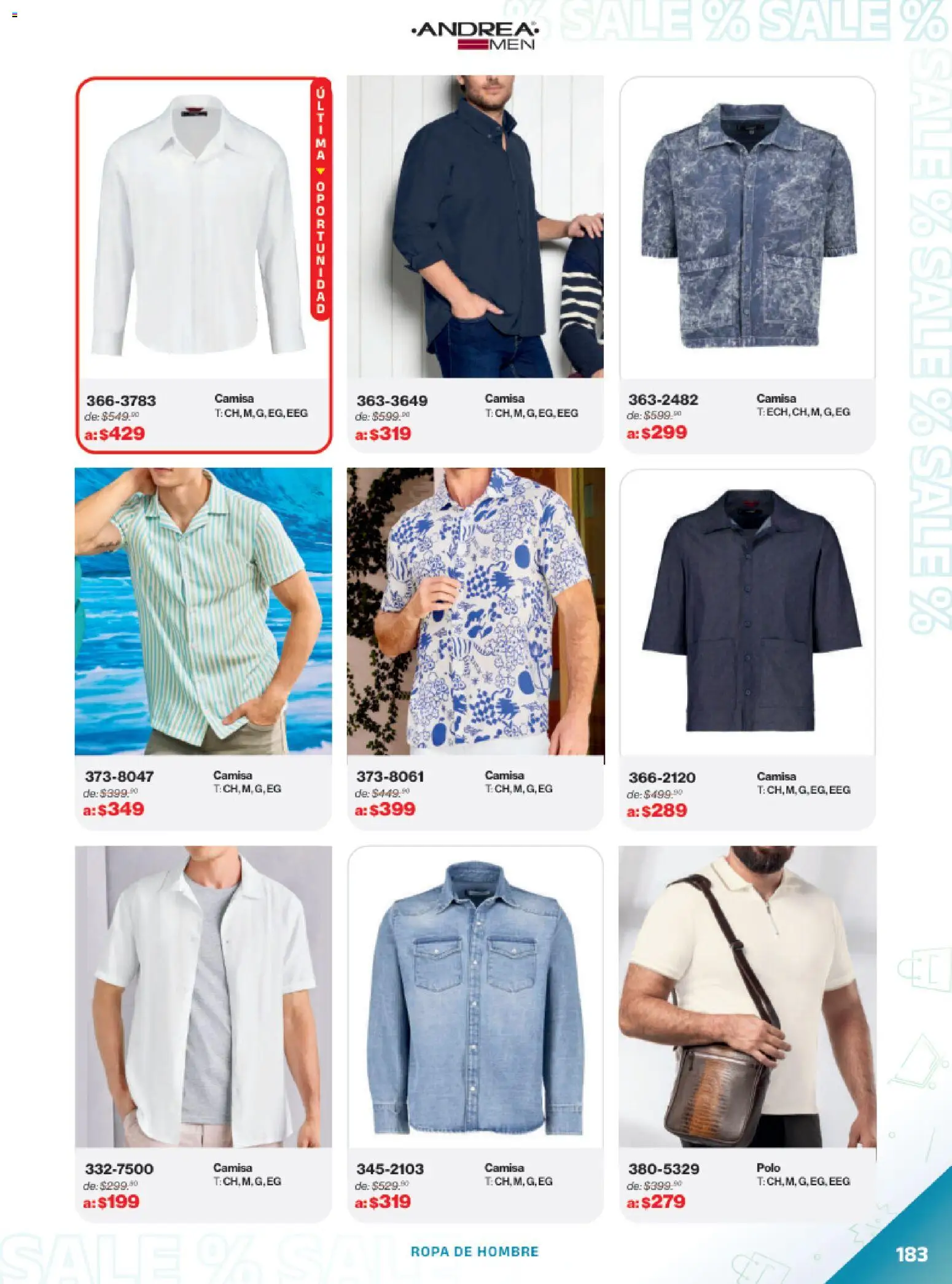 Nuevas ofertas de Andrea válidas en toda la República Mexicana desde el 21.12.2025. ¡Encuentra las mejores ofertas en Andrea catálogo Outlet! | Página: 183 | Productos: Camisa, Ropa