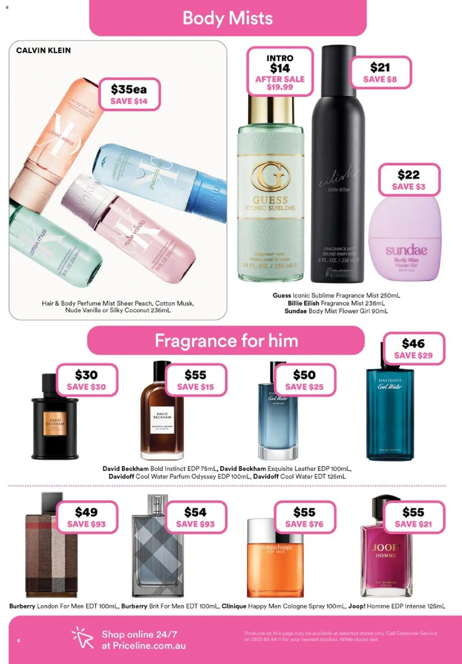 Priceline Pharmacy catalogue - valid from 05.03.2026 | Page: 6 | Products: Perfume, Fragrance, Peach, Cologne