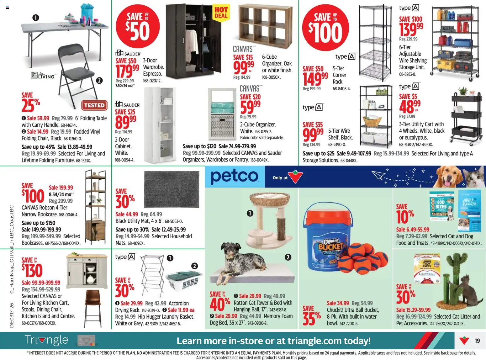 Canadian Tire flyer valid from 23.04.2026 | Page: 19 | Products: Bed, Table