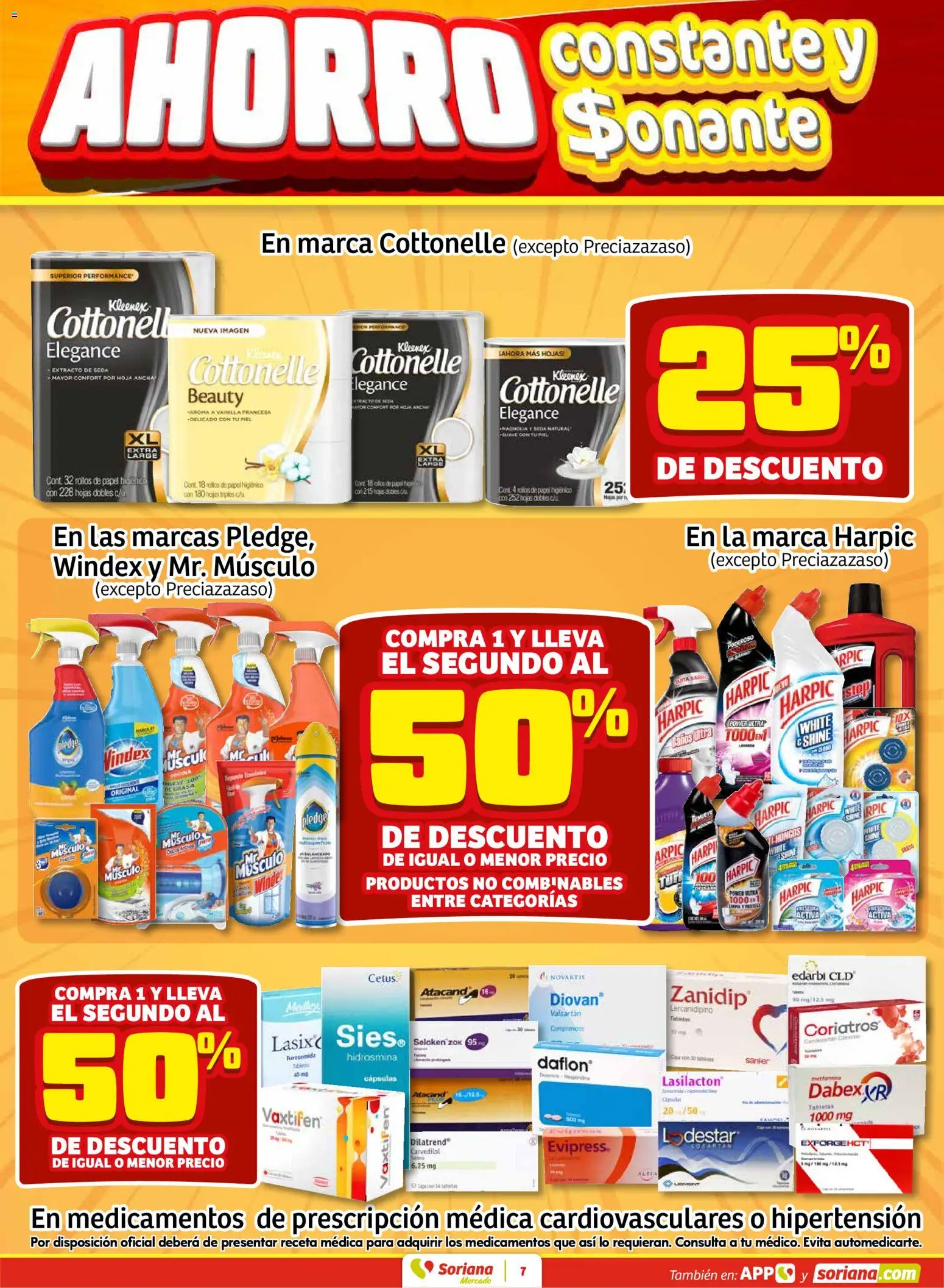 Nuevas ofertas de Soriana válidas en toda la República Mexicana desde el 19.02.2026. ¡Encuentra las mejores ofertas en Soriana - Fin de Semana Mercado: Ver, Tab, Chis, Camp, Yuc y Q. Roo! | Página: 7 | Productos: Papel higiénico