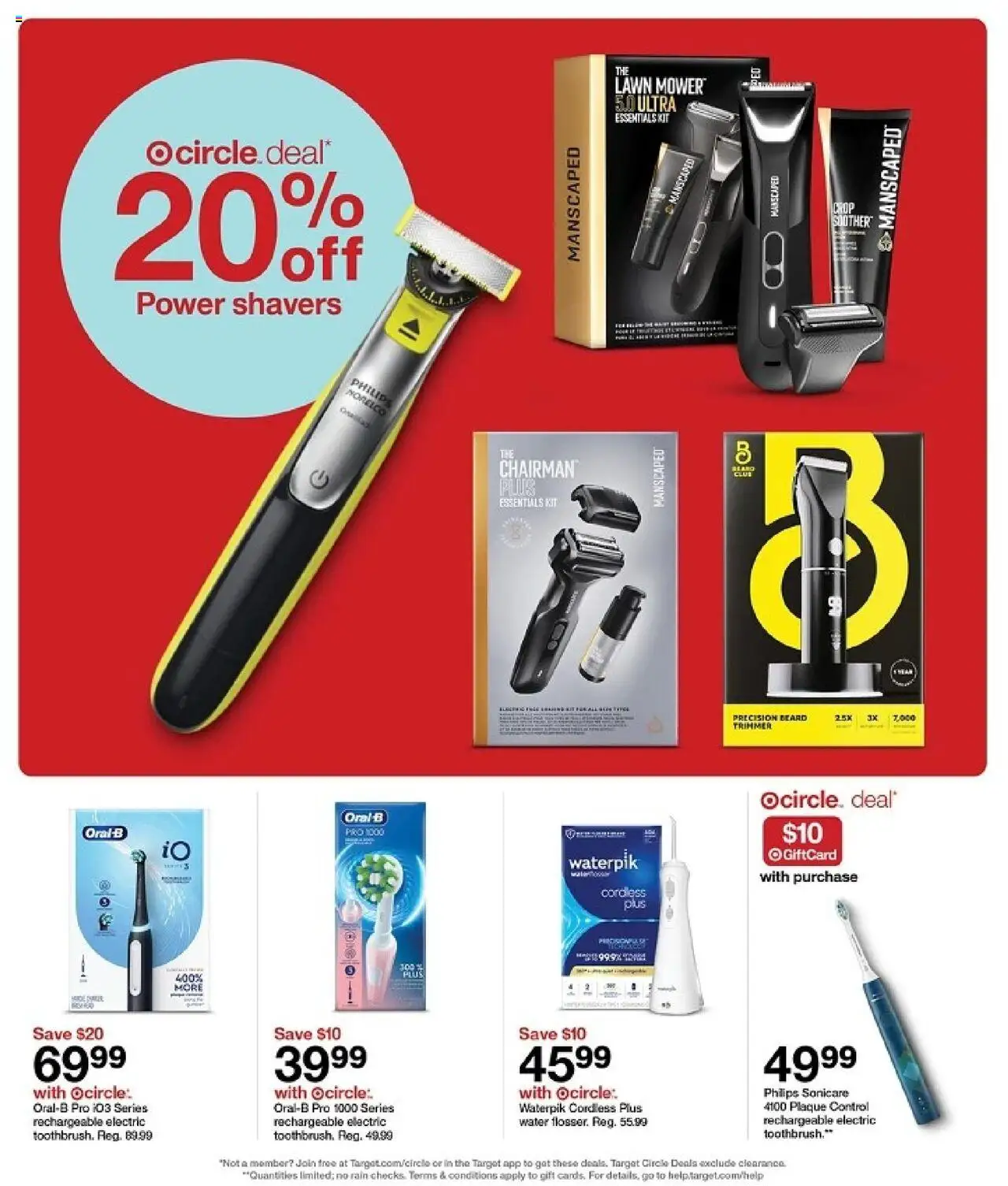 Target Weekly Ad - valid from 05.10.2025 | Page: 26 | Products: Lawn Mower, Trimmer, Mower, Toothbrush