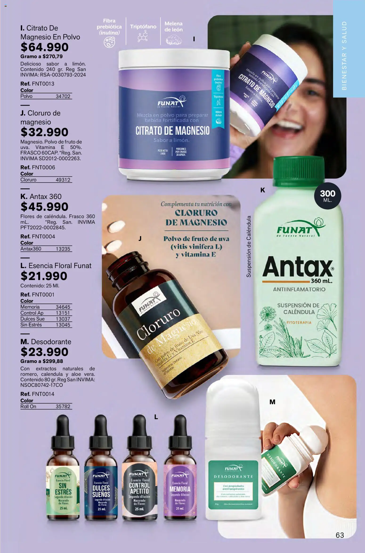 Leonisa revista - valida desde el 05.02.2026 | Página: 63 | Productos: Frasco, Antiinflamatorio, Polvo, Desodorante