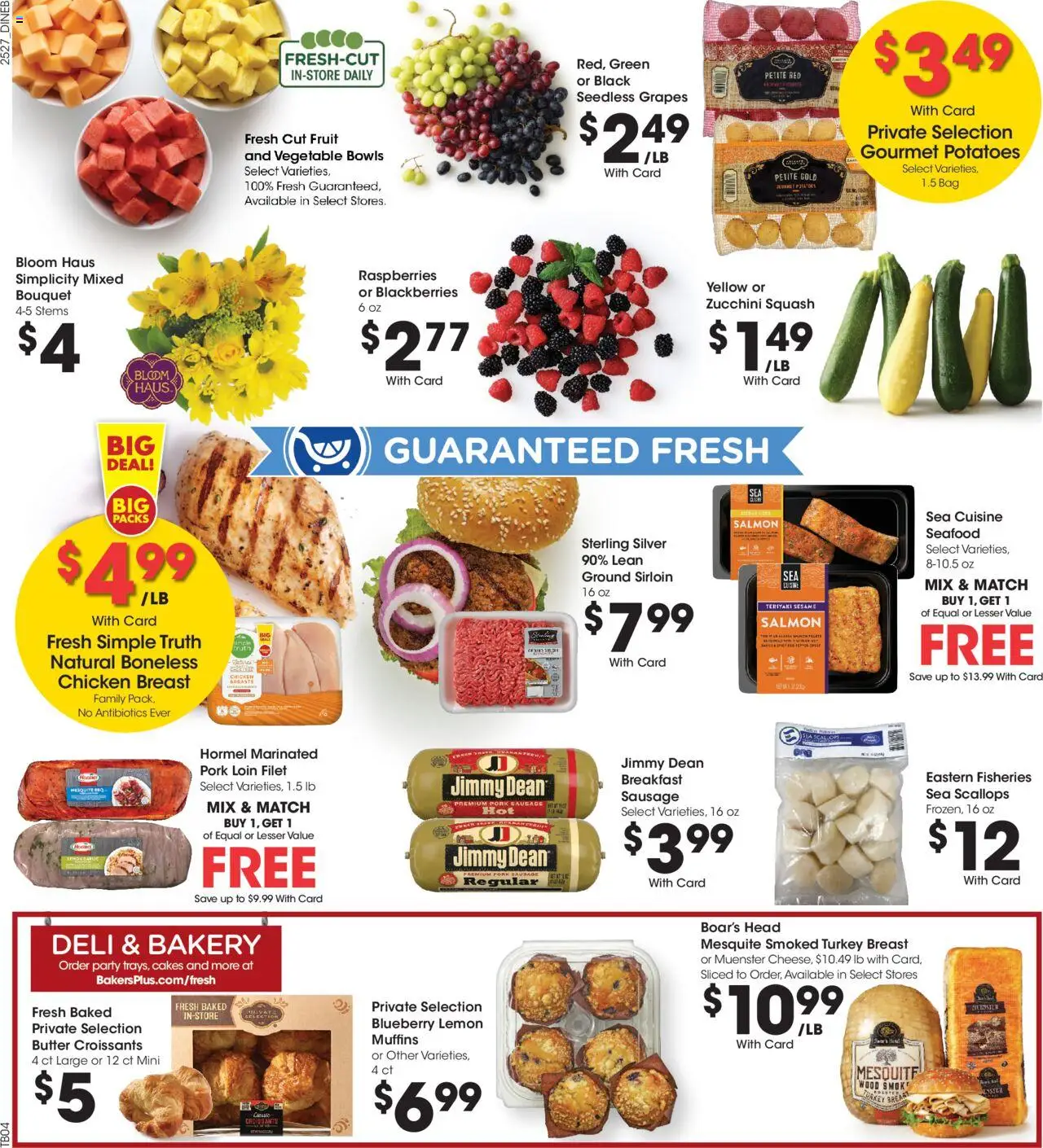 Baker's Weekly Ad - valid from 06.08.2025 | Page: 10 | Products: Bakery, Squash, Butter, Seafood