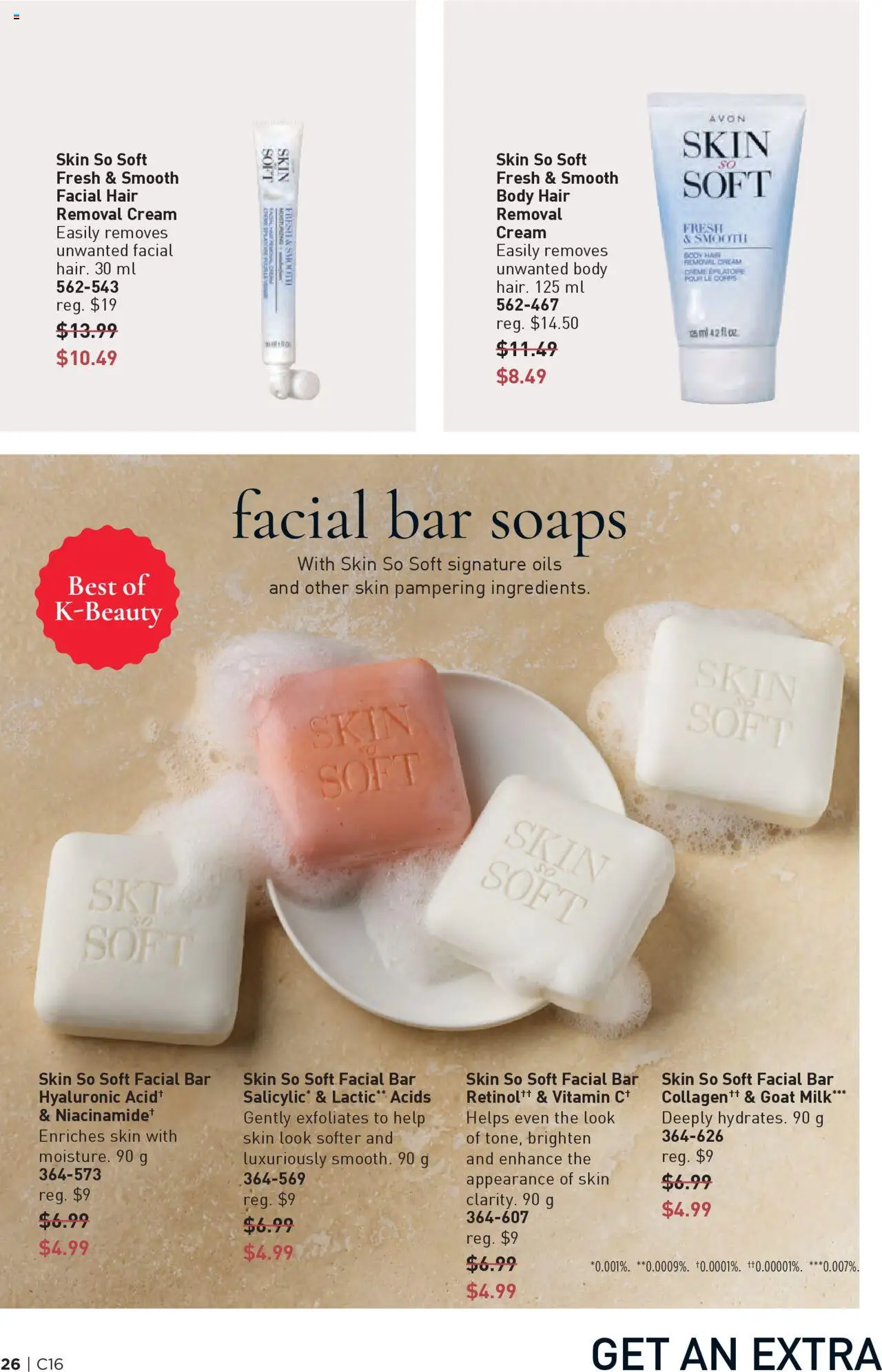 Avon flyer valid from 31.07.2025 | Page: 26 | Products: Cream, Hair removal cream, Milk
