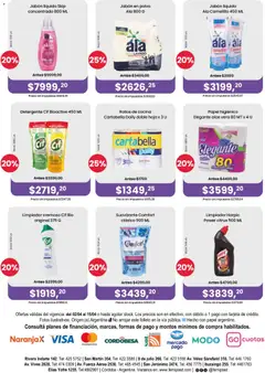 Vista previa Ferniplast catálogo válido desde el 02.04.2026 | Página: 4 | Productos: Jabón líquido, Jabón en polvo, Detergente, Suavizante