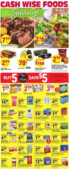 Preview of Cash Wise weekly ads valid from 31.12.2025