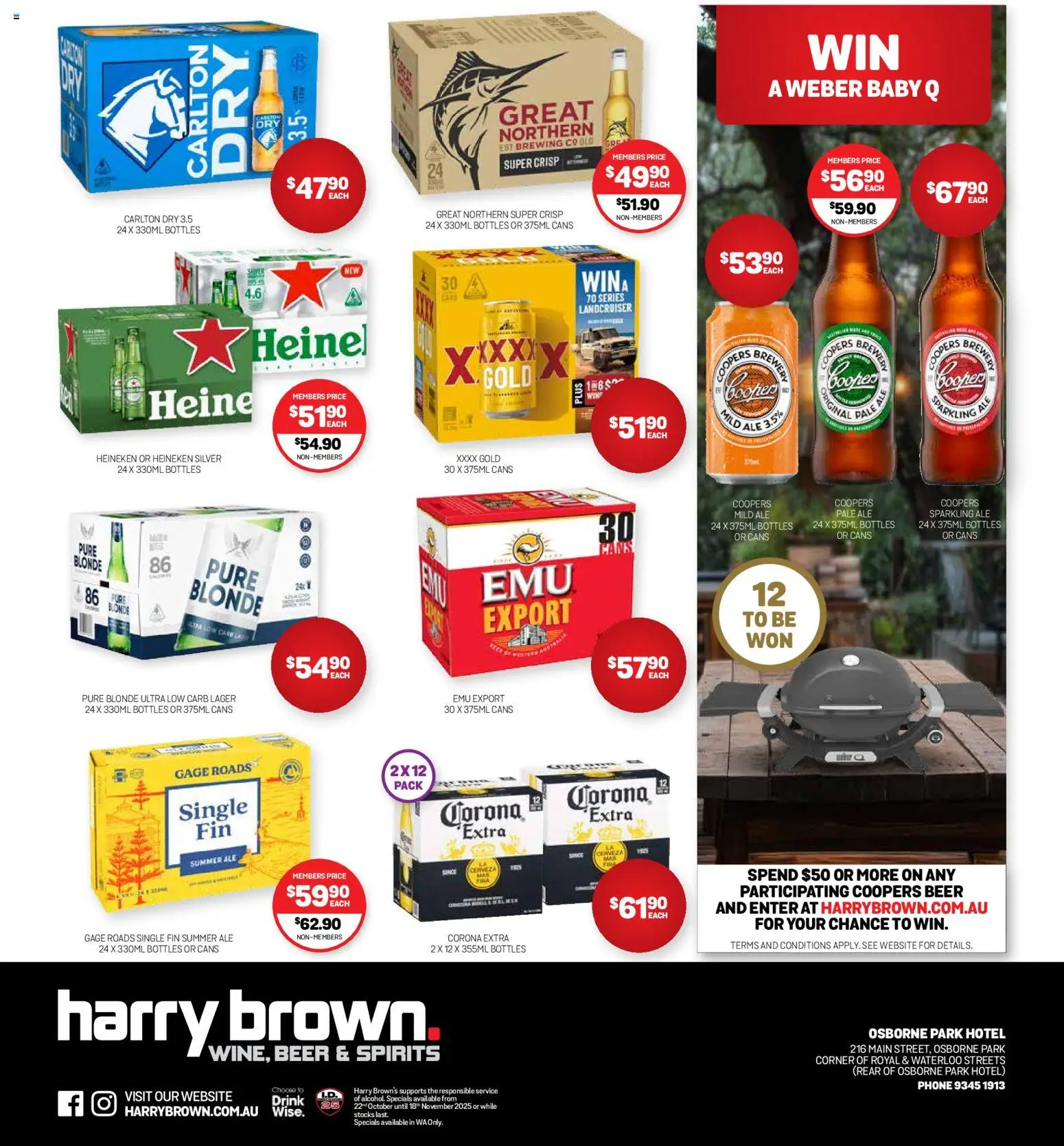 Harry Brown catalogue - valid from 22.10.2025 | Page: 12 | Products: Beer, Phone