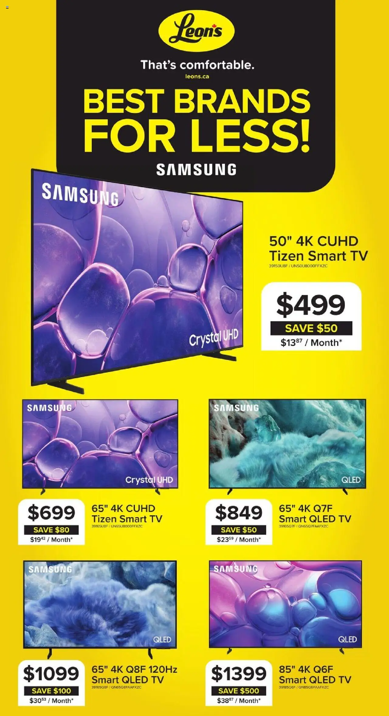 Leon's flyer valid from 03.10.2025 | Page: 1 | Products: Tv