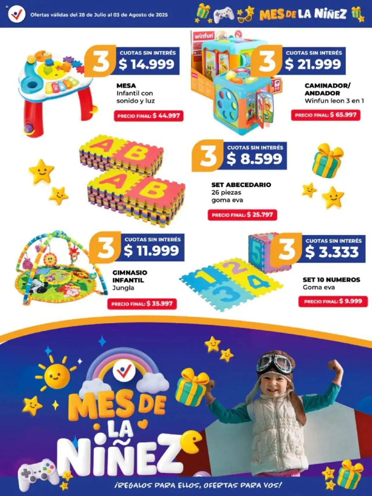 Vital - Mes de la niñez │ válido desde el 28.07.2025 | Página: 4 | Productos: Mesa, Andador