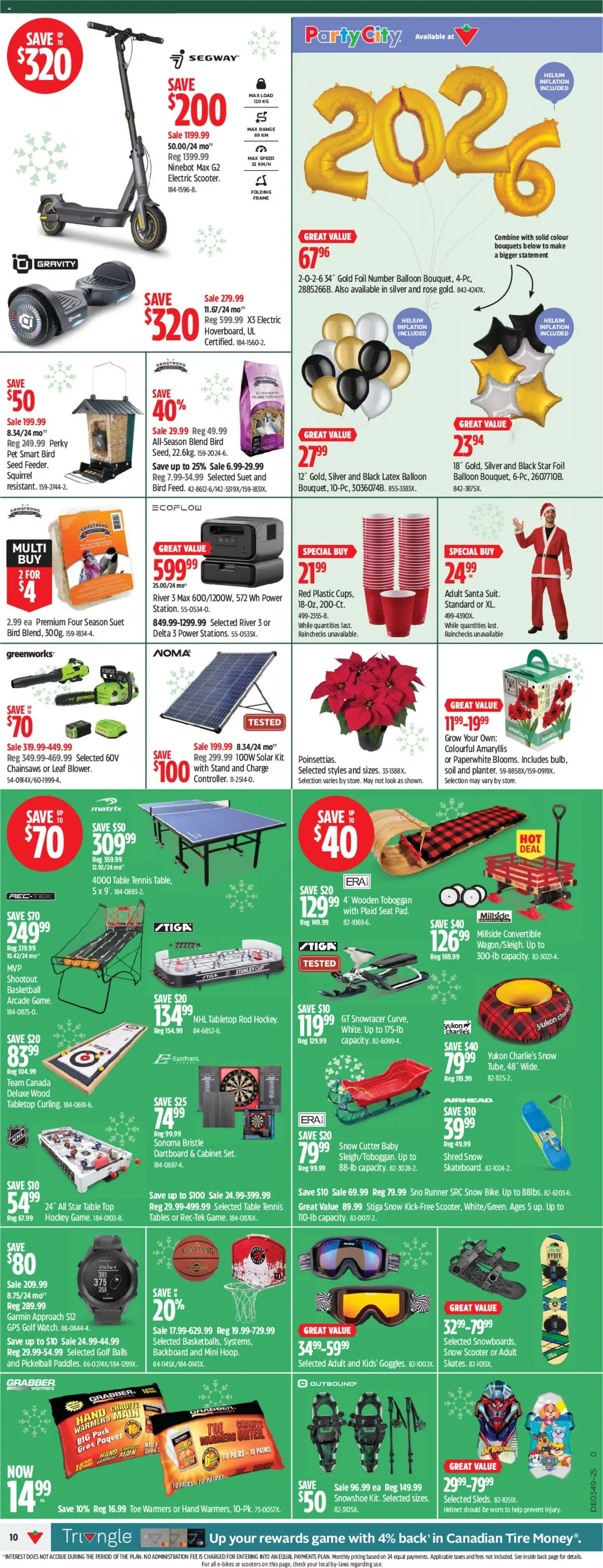 Canadian Tire flyer valid from 27.11.2025 | Page: 10 | Products: Game, Cutter, Table, Cabinet