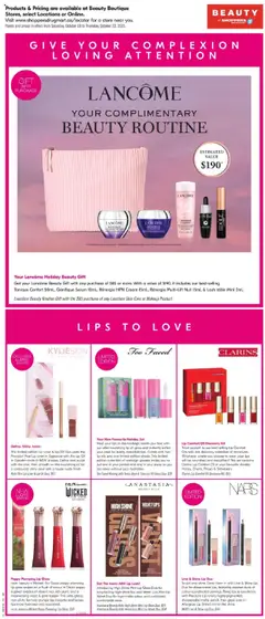 Preview of Shoppers weekly flyer / circulaire from shop Shoppers valid from 18.10.2025 | Page: 11 | Products: Cream, Purse, Lip gloss, Oil