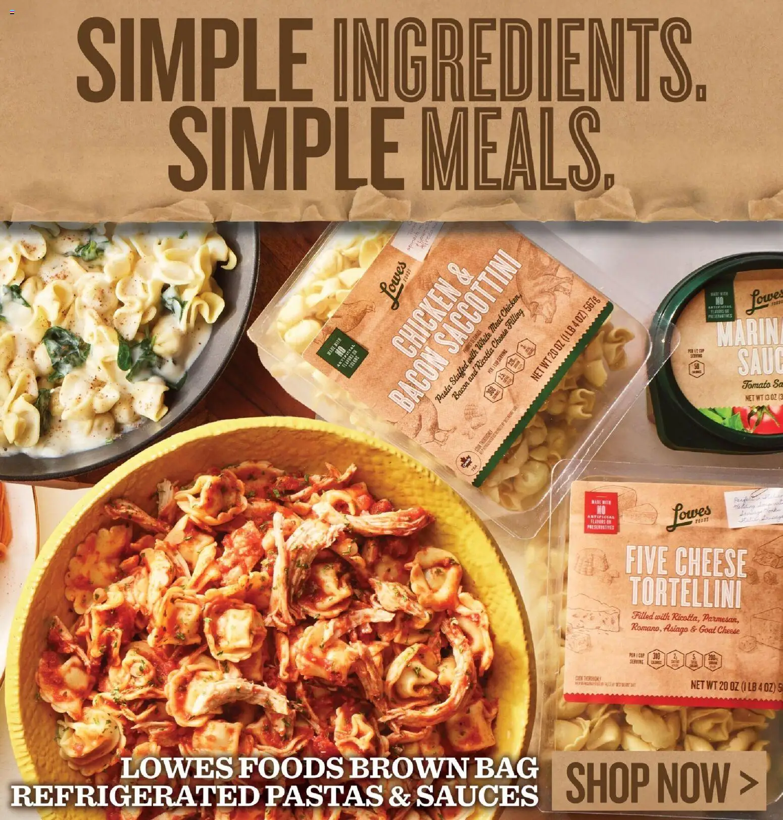 Lowes Foods Weekly Ad - valid from 22.04.2026 | Page: 7 | Products: Cheese, Pasta, Bag
