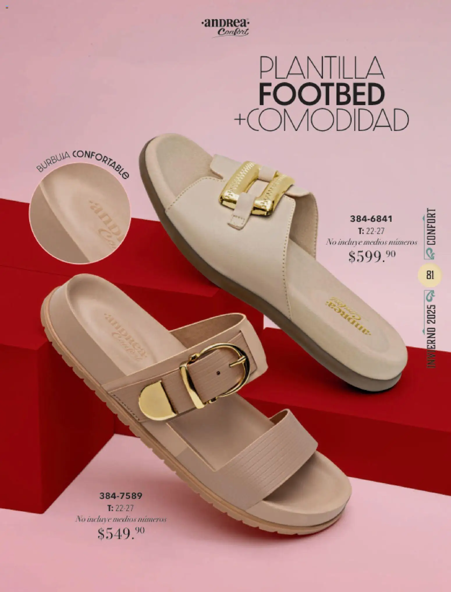 Nuevas ofertas de Andrea válidas en toda la República Mexicana desde el 26.11.2025. ¡Encuentra las mejores ofertas en Andrea catálogo Invierno! | Página: 81