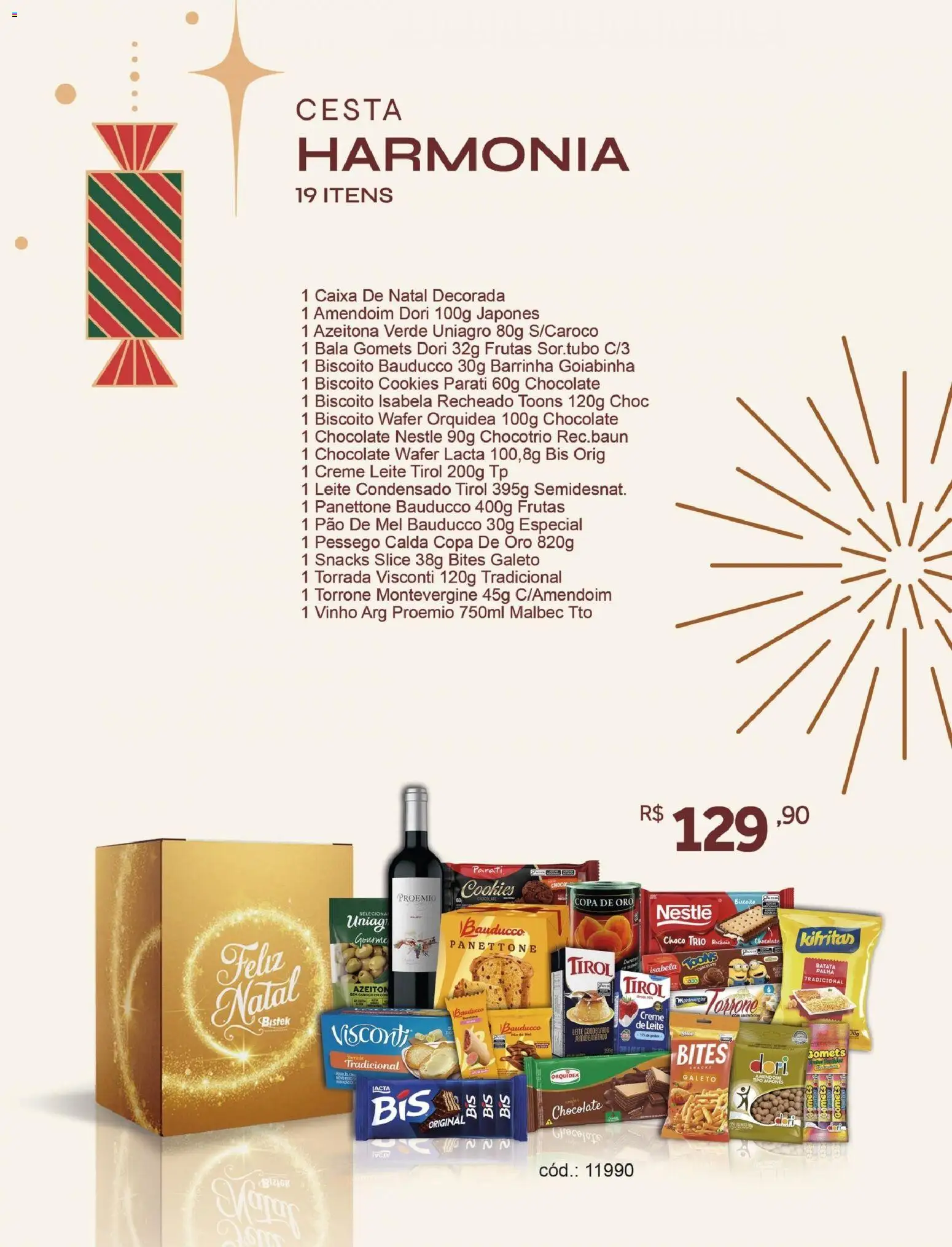Bistek Supermercados Folheto - válido de 27.10.2025 | Página: 3 | Produtos: Panettone bauducco, Leite, Chocolate, Leite condensado