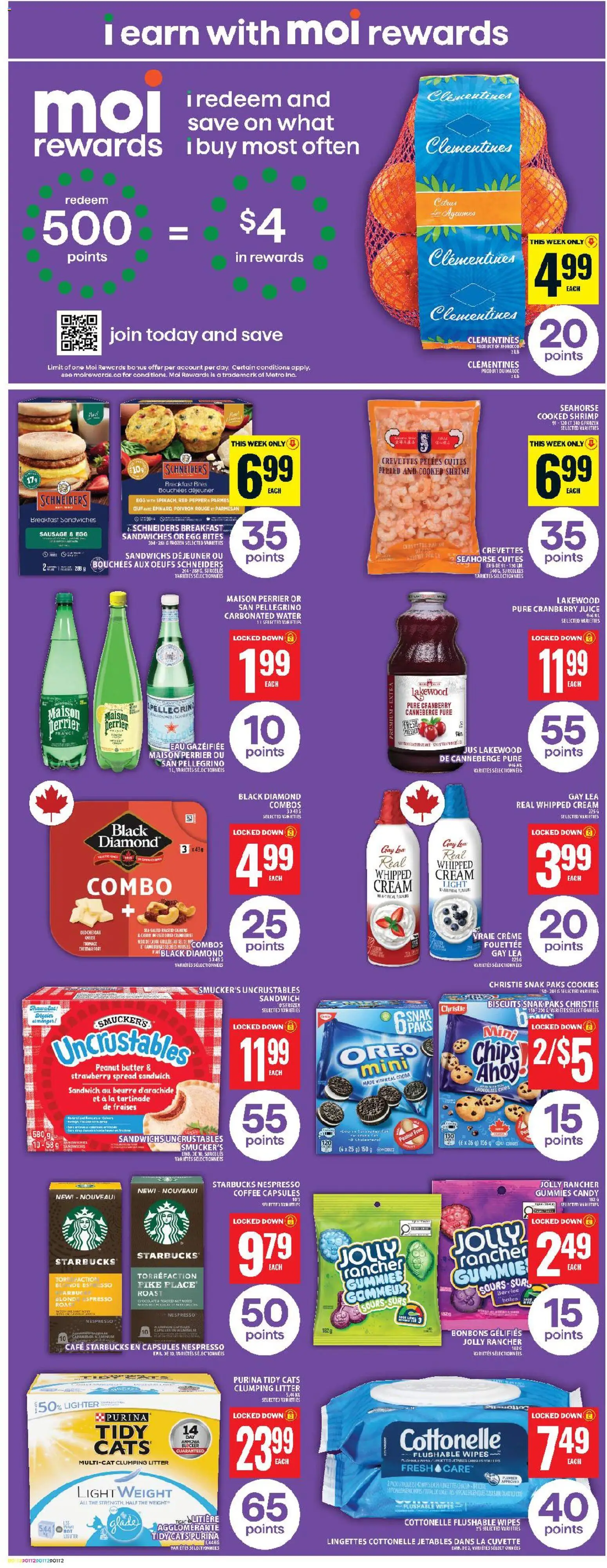 Food Basics flyer valid from 05.03.2026 | Page: 5 | Products: Cookies, Cheese, Coffee, Chocolate