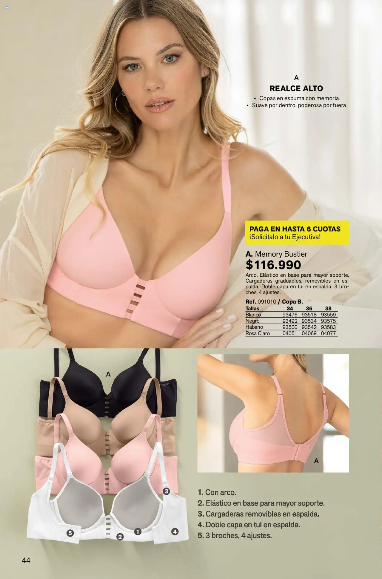 Leonisa revista - valida desde el 04.08.2025 | Página: 44 | Productos: Espuma