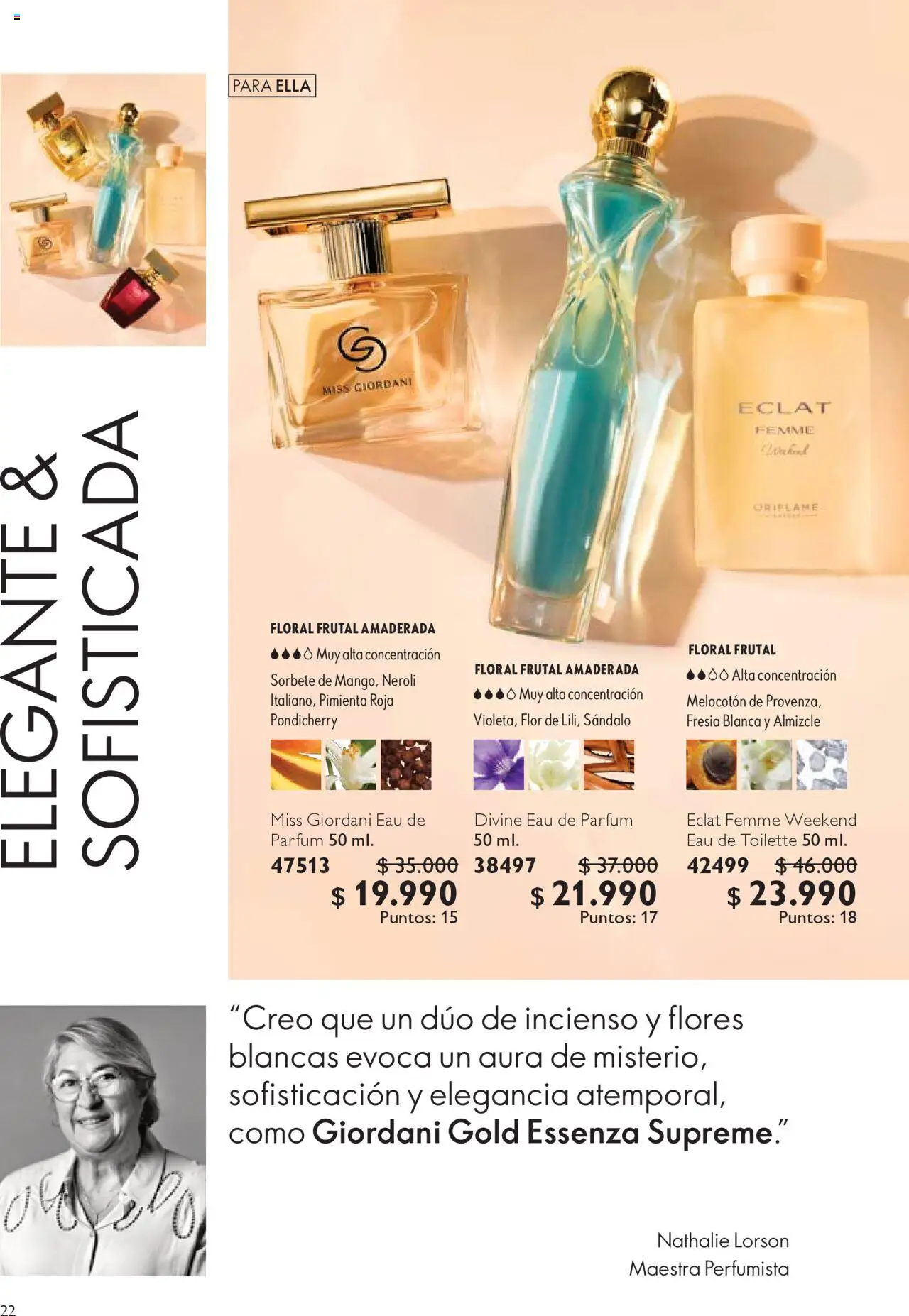 Oriflame - Catálogo │ válido desde el 13.09.2025 | Página: 22 | Productos: Pimienta, Eau de toilette