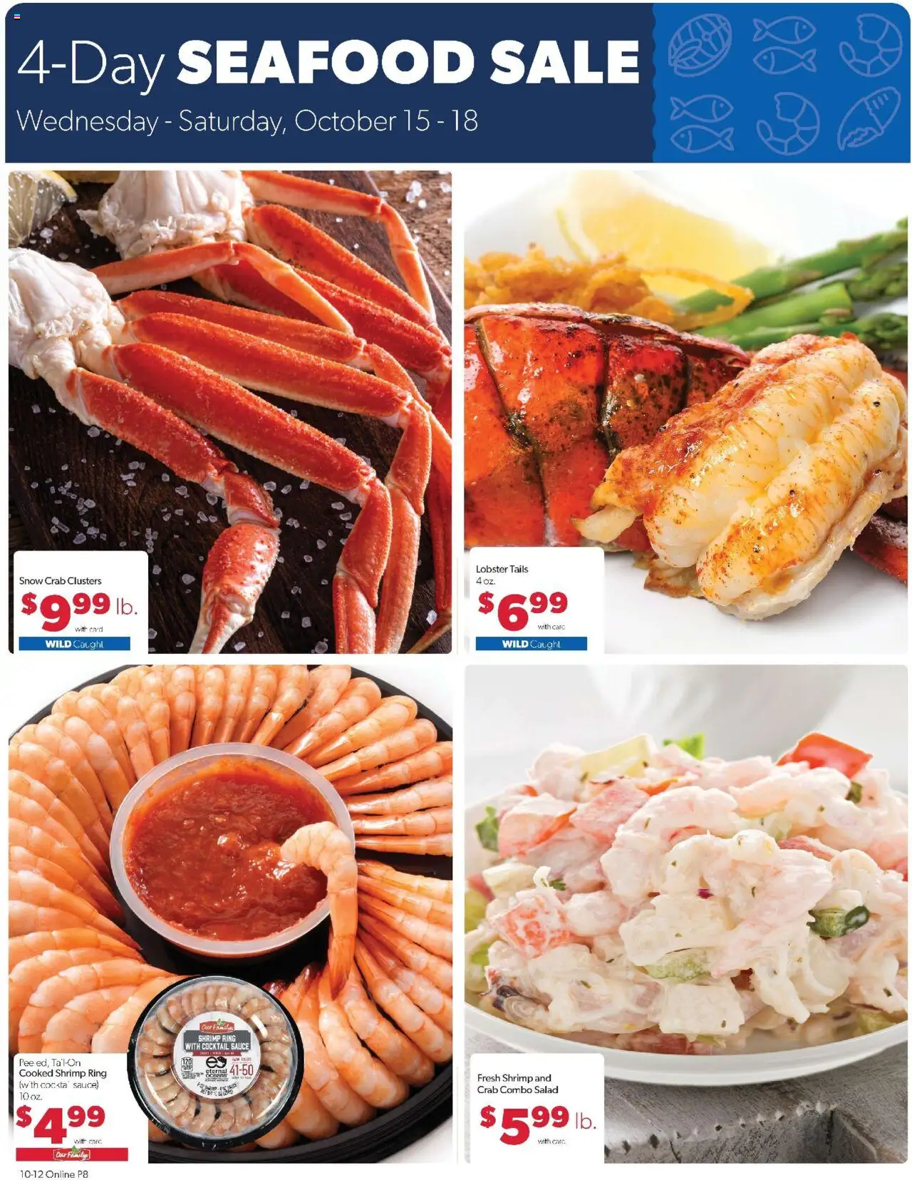 Family Fare Weekly Ad - NE - valid from 12.10.2025 | Page: 6 | Products: Ring, Salad, Sauce, Seafood