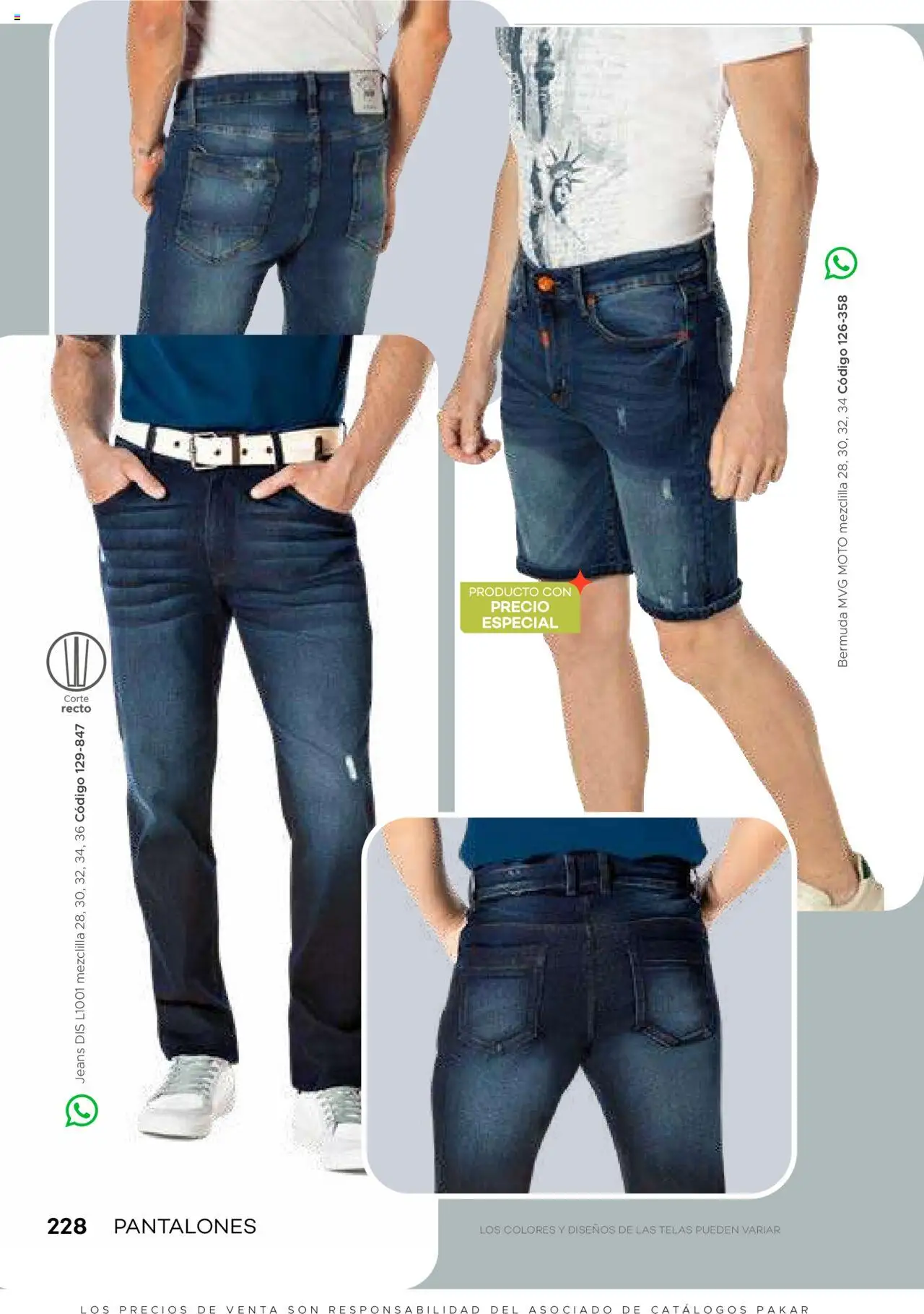 Nuevas ofertas de SC Pakar válidas en toda la República Mexicana desde el 31.01.2025. ¡Encuentra las mejores ofertas en SC Pakar catálogo Ropa! | Página: 228 | Productos: Pantalones, Bermuda