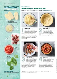 Preview of Woolworths Fresh Ideas Magazine - valid from 01.10.2025 | Page: 64 | Products: Tomatoes, Olive oil, Spinach, Press