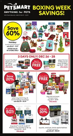 Preview of Petsmart weekly flyer / circulaire from shop Petsmart valid from 26.12.2025
