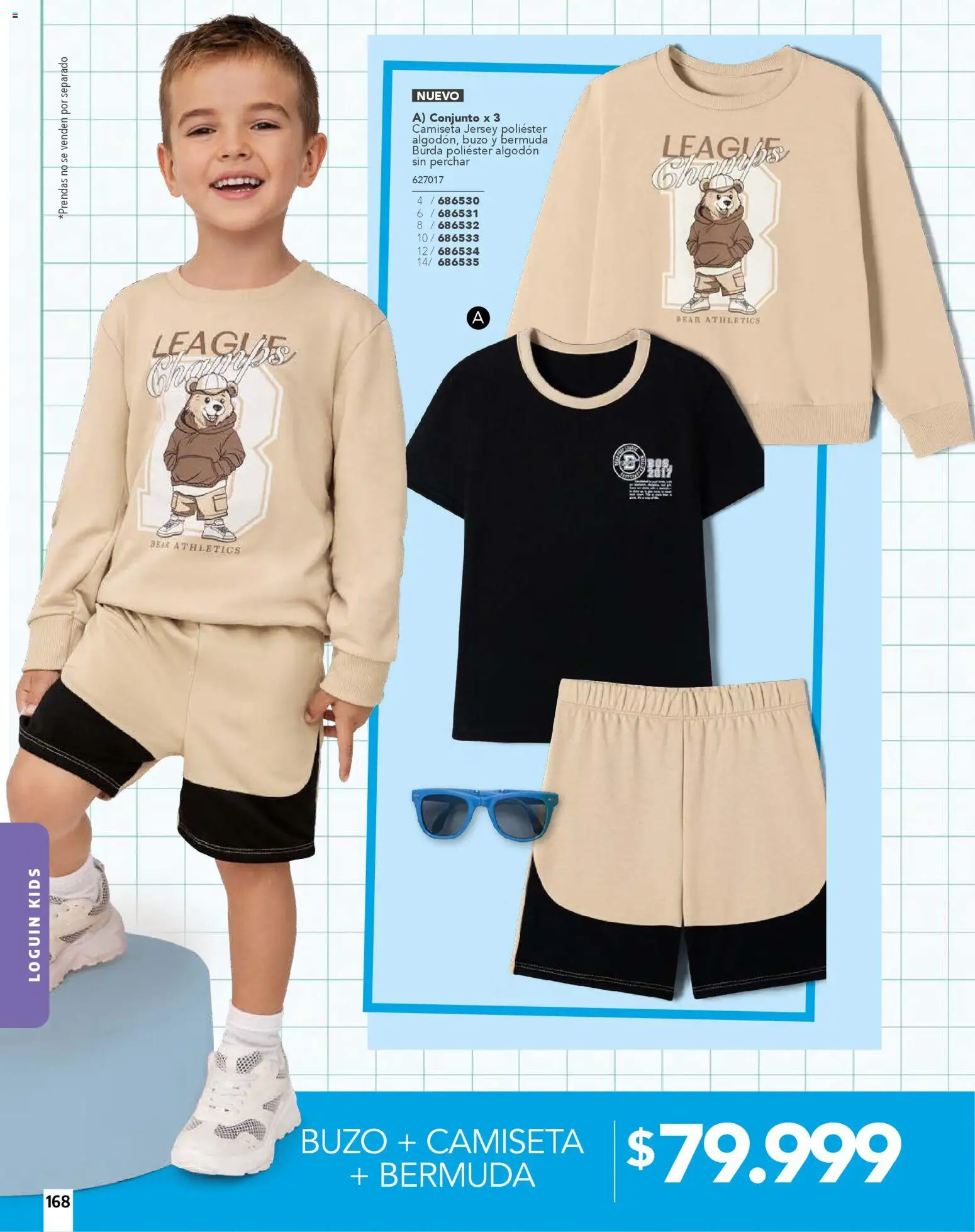 Carmel revista - valida desde el 01.01.2026 | Página: 168 | Productos: Algodón, Bermuda, Buzo, Camiseta