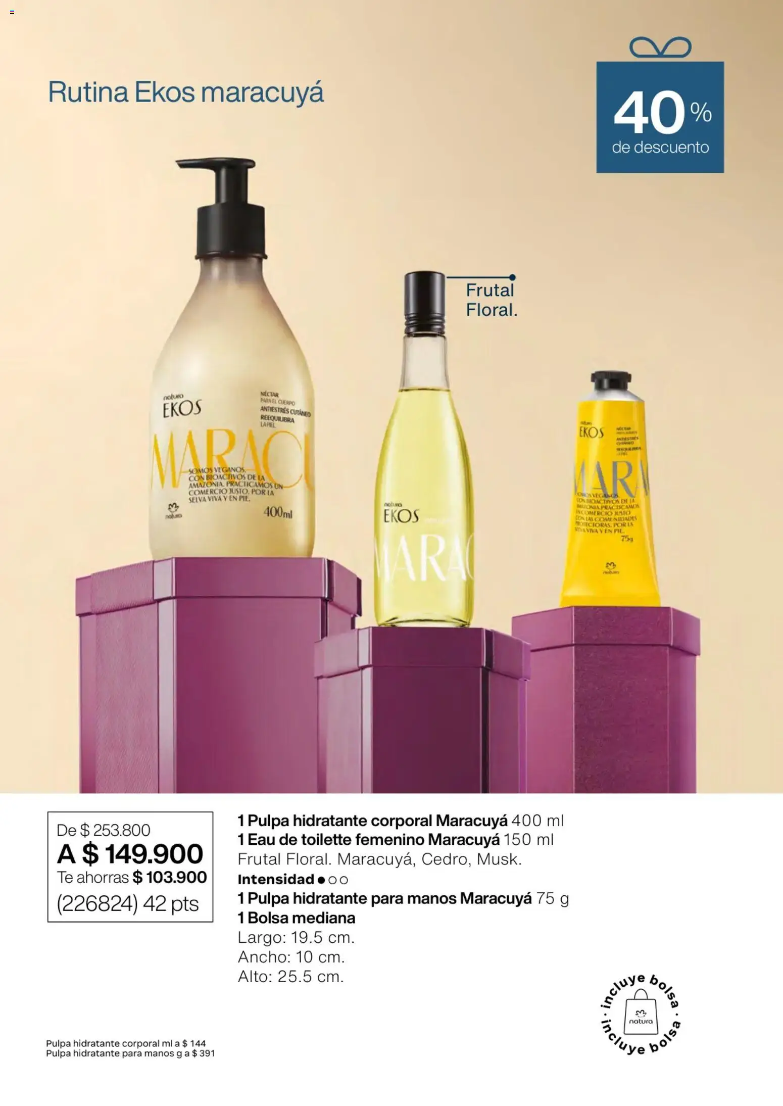 Natura revista - valida desde el 01.03.2026 | Página: 15 | Productos: Té, Bolsa, Maracuyá, Eau de toilette