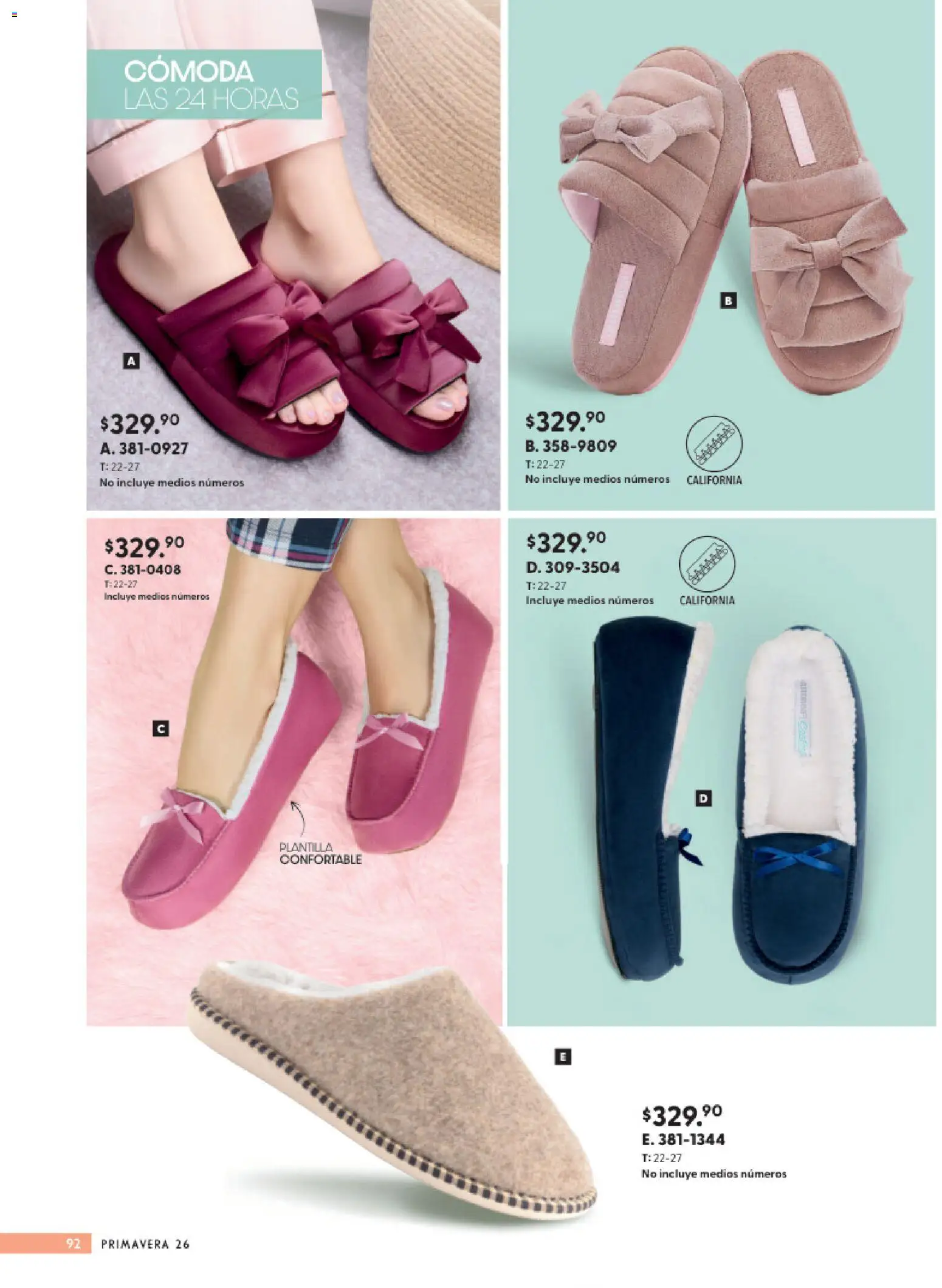 Nuevas ofertas de Andrea válidas en toda la República Mexicana desde el 25.01.2026. ¡Encuentra las mejores ofertas en Andrea catálogo Calzado Confort ! | Página: 92