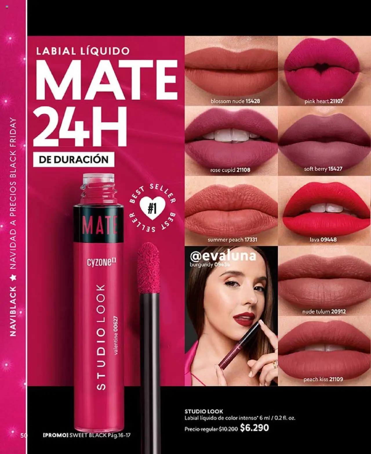 Catálogo CyZone Campaña 17 │ válido desde el 14.10.2025 | Página: 50 | Productos: Mate, Labial