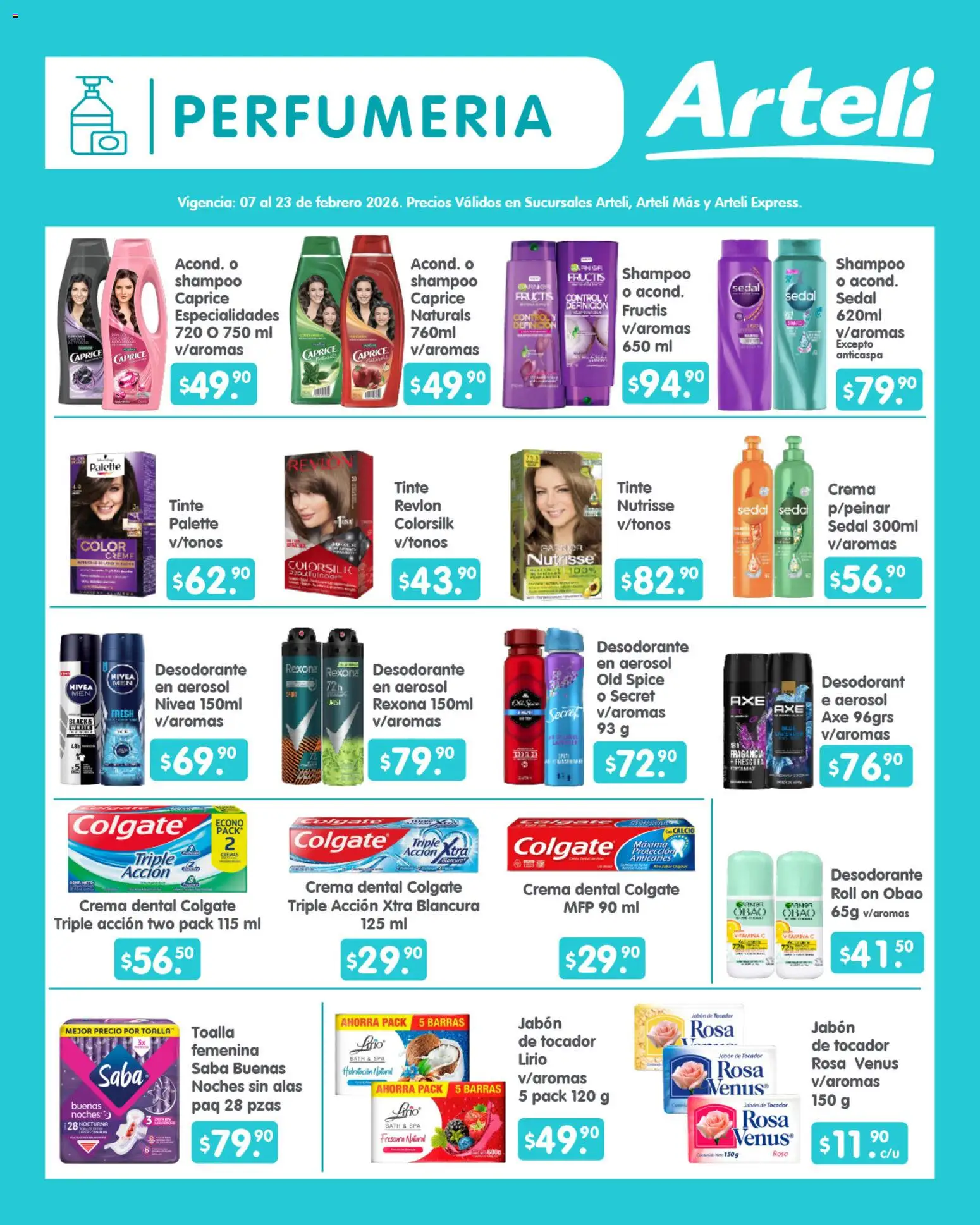 Nuevas ofertas de Arteli válidas en toda la República Mexicana desde el 07.02.2026. ¡Encuentra las mejores ofertas en Arteli folleto Quincenal! | Página: 13