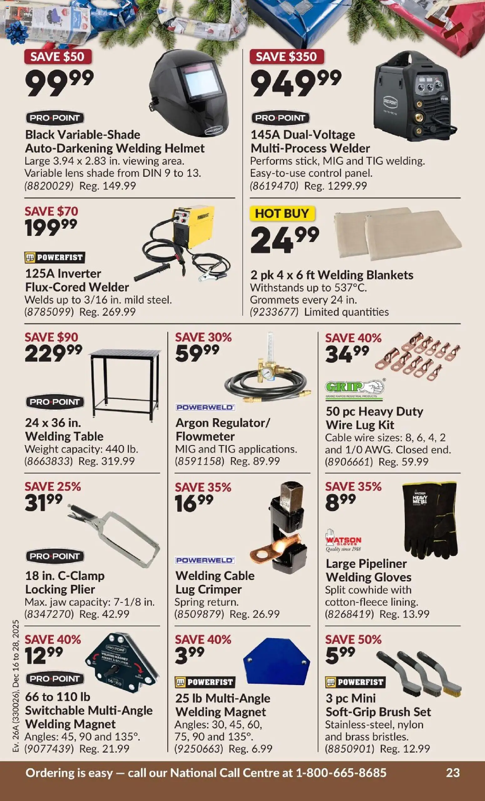 Princess Auto flyer valid from 16.12.2025 | Page: 28 | Products: Gloves, PC, Cable, Table