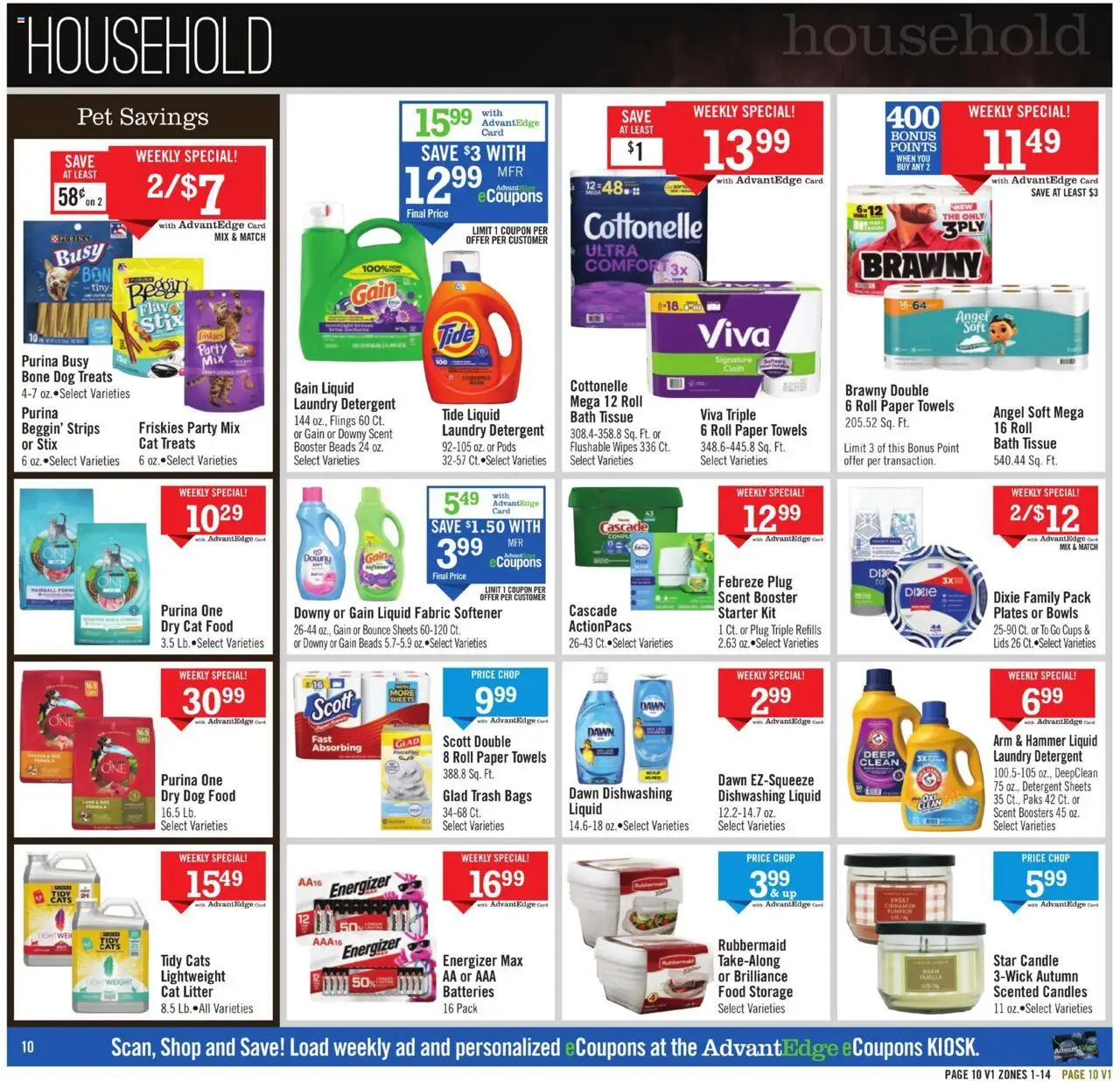 Price Chopper Weekly Ad - valid from 19.10.2025 | Page: 10 | Products: Dog Food, Cat Food, Starter, Pumpkin