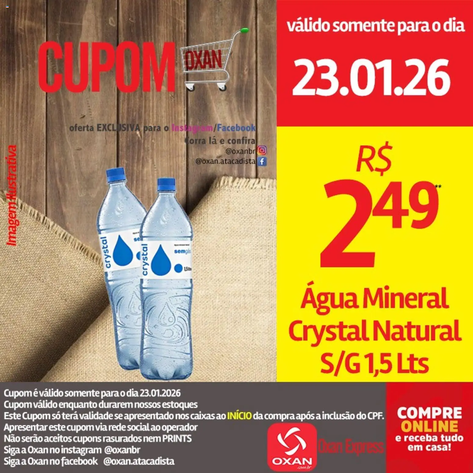 Oxan Atacadista Folheto - válido de 23.01.2026 | Página: 22 | Produtos: Água mineral
