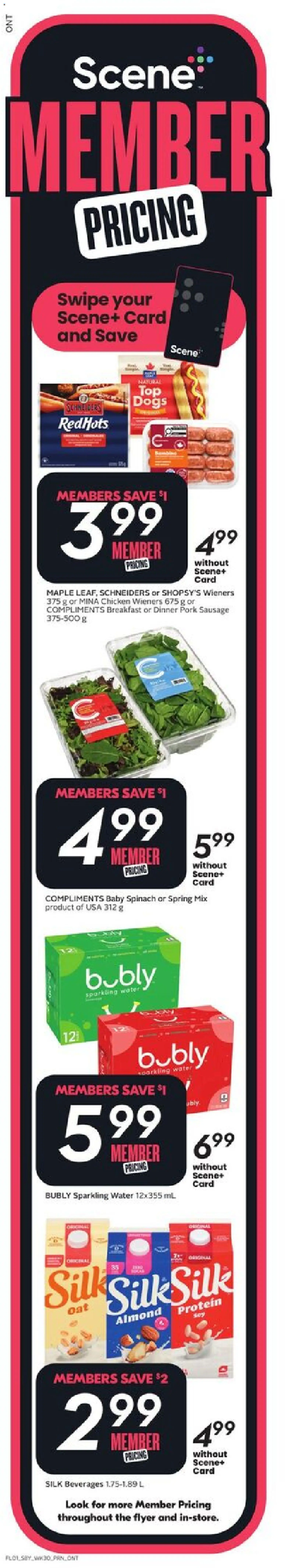 Sobeys flyer valid from 20.11.2025 | Page: 2 | Products: Chicken, Pork