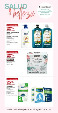 Nuevas ofertas de Costco válidas en toda la República Mexicana desde el 30.07.2025. ¡Encuentra las mejores ofertas en Costco - Catálogo! | Página: 25 | Productos: Crema, Aceite, Maquillaje, Jabón