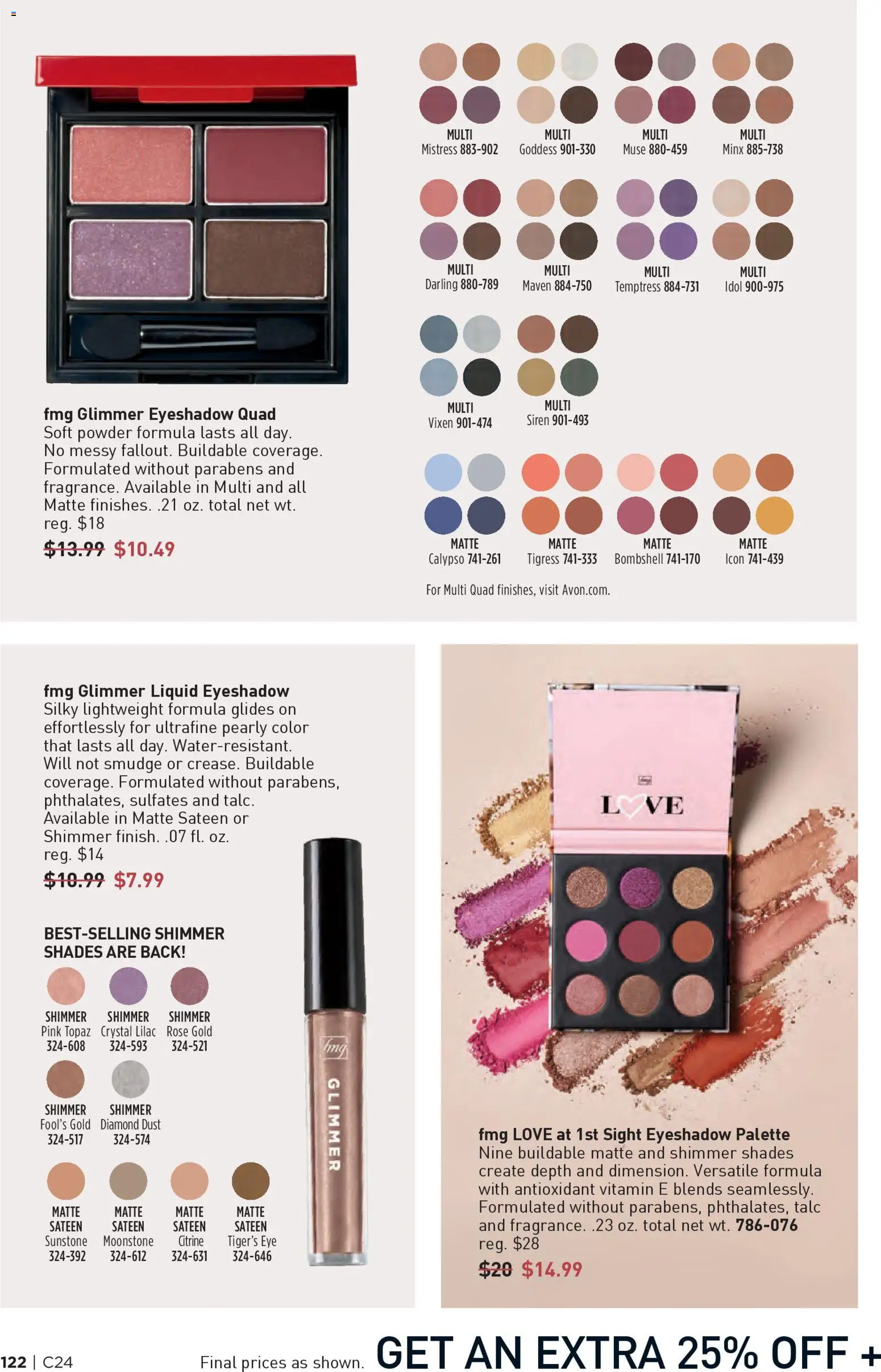 Avon Brochure - valid from 19.11.2025 | Page: 122 | Products: Vitamin, Powder, Eyeshadow