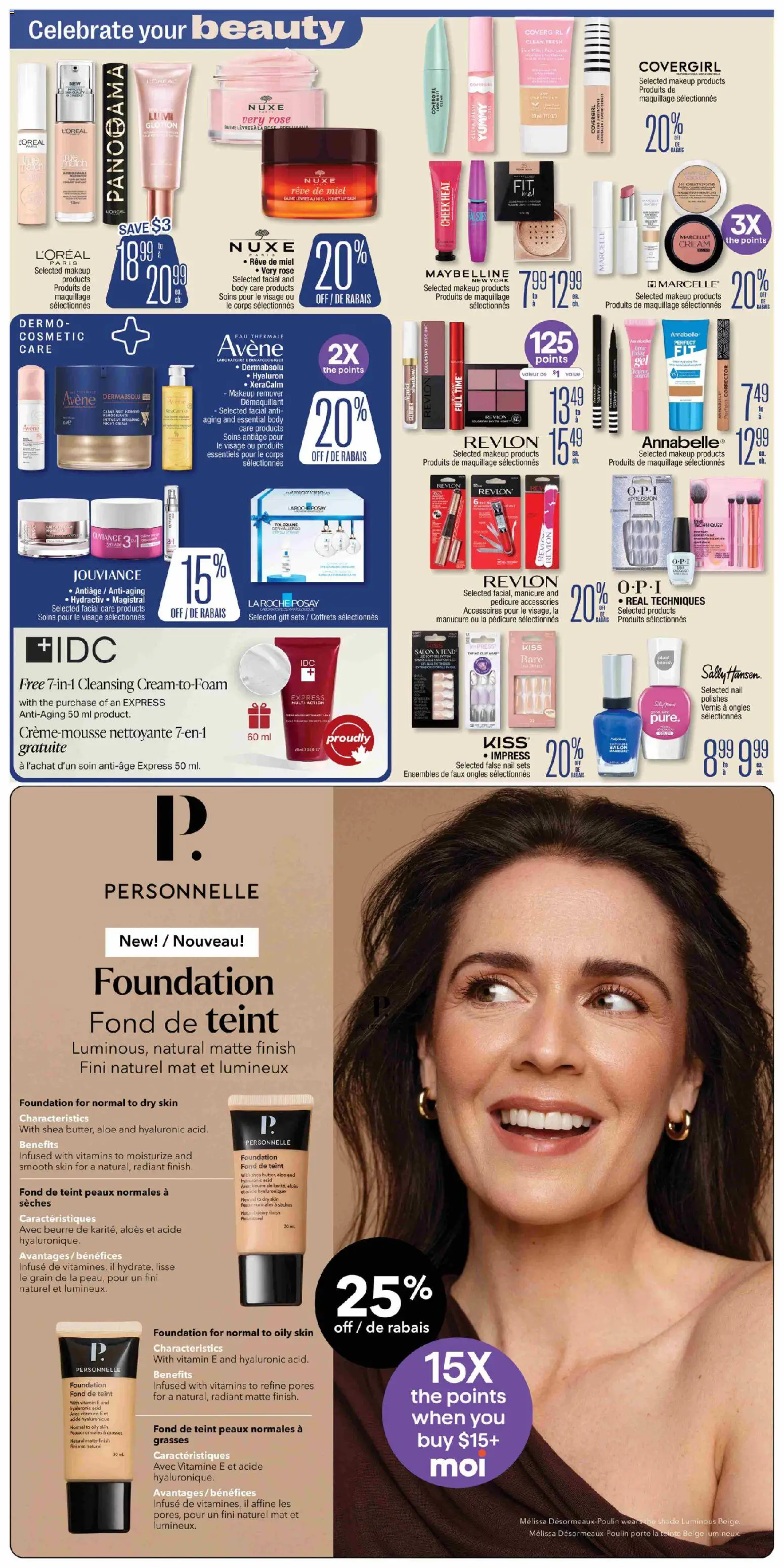 Jean Coutu flyer valid from 15.01.2026 | Page: 5 | Products: Cream, Makeup remover