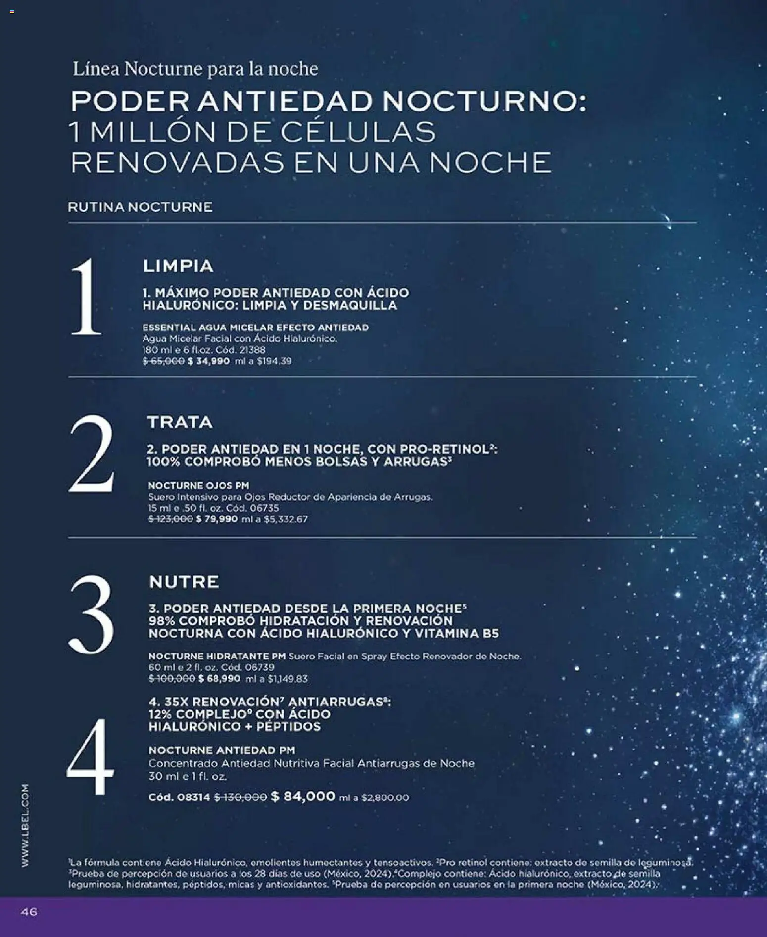 L'Bel revista - valida desde el 01.02.2026 | Página: 46 | Productos: Agua, Agua micelar