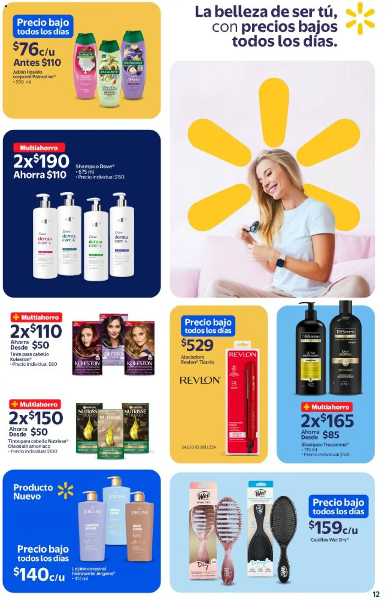 Nuevas ofertas de Walmart válidas en toda la República Mexicana desde el 20.11.2025. ¡Encuentra las mejores ofertas en Walmart folleto Precios bajos todos los días! | Página: 12 | Productos: Jabón líquido, Loción, Jabón