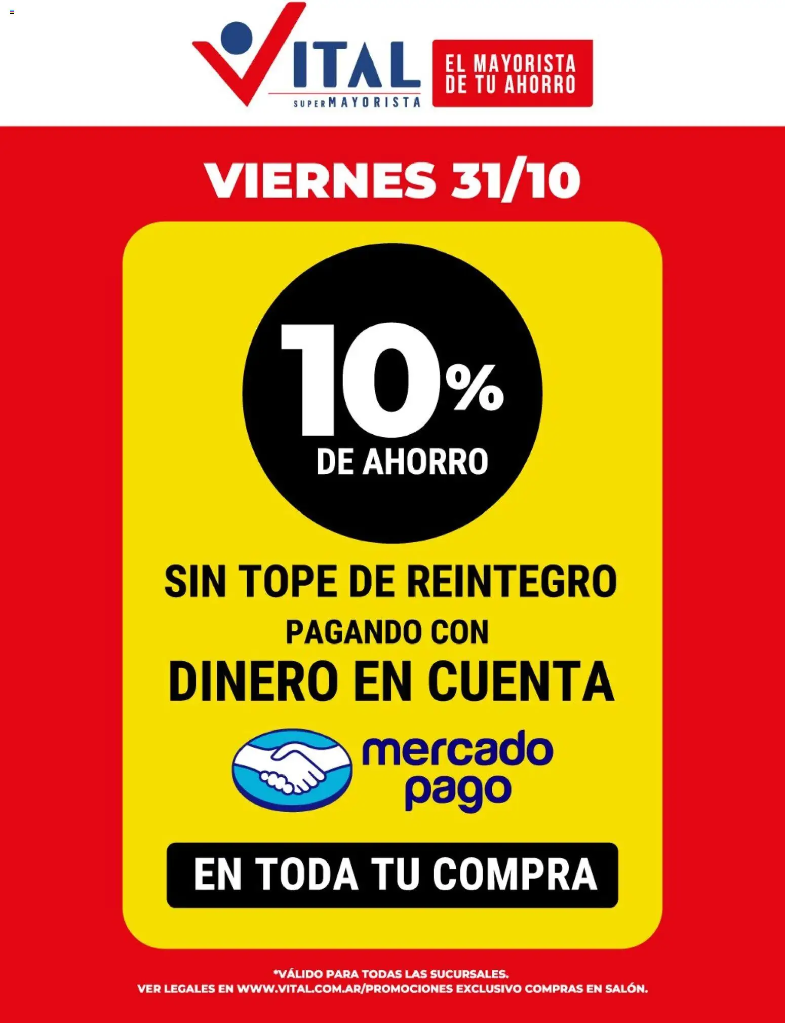 Vital - Mercado Pago │ válido desde el 31.10.2025 | Página: 1
