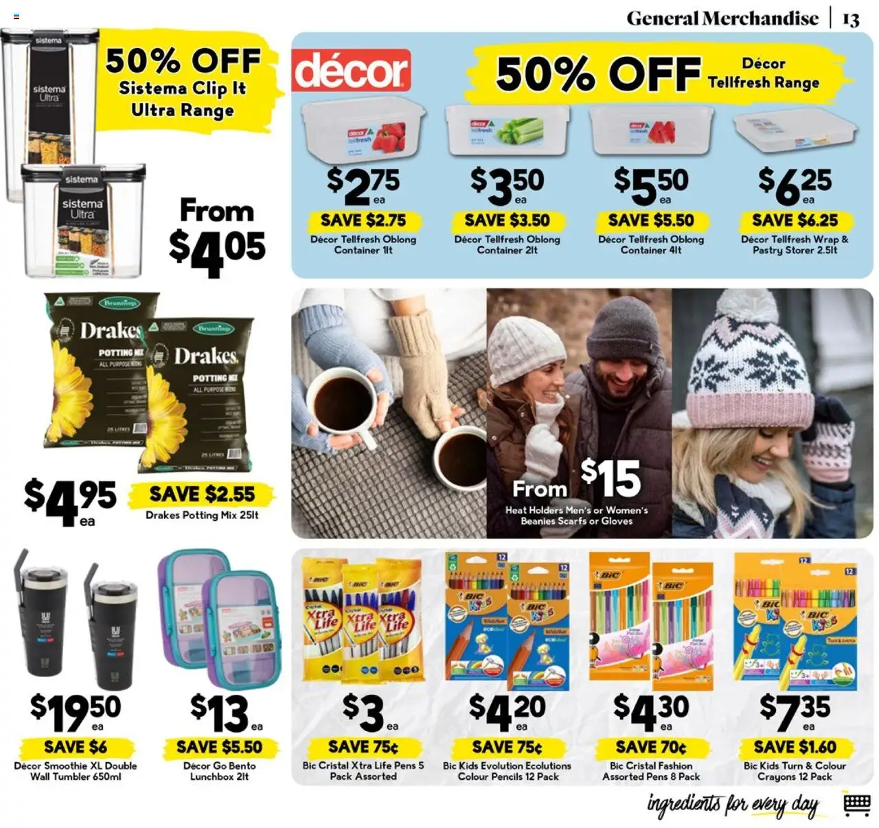 Drakes catalogue - valid from 20.08.2025 | Page: 13 | Products: Decor, Pastry, Gloves, Clip