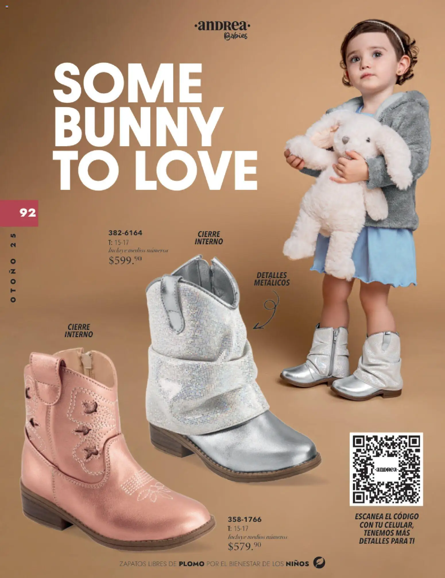 Nuevas ofertas de Andrea válidas en toda la República Mexicana desde el 26.11.2025. ¡Encuentra las mejores ofertas en Andrea catálogo Infantil Baby otoño 2025! | Página: 4 | Productos: Zapatos